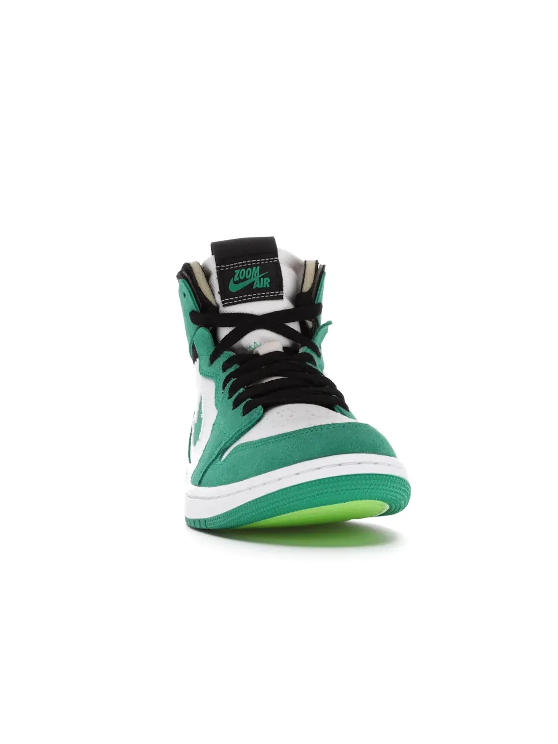 Мужские кроссовки с замшевым верхом Jordan 1 High Zoom Air CMFT Jordan — изображение 2 из 4, зеленый/белый-черный