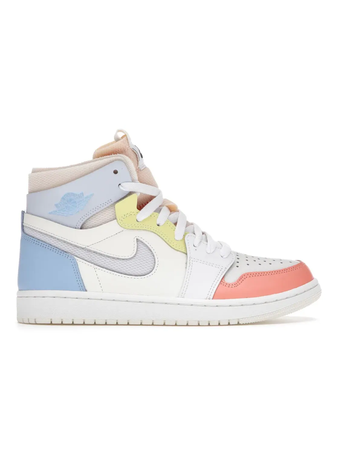 Мужские кроссовки с кожаным верхом Jordan 1 High Zoom Air CMFT Jordan — изображение 1 из 4, белый--белый