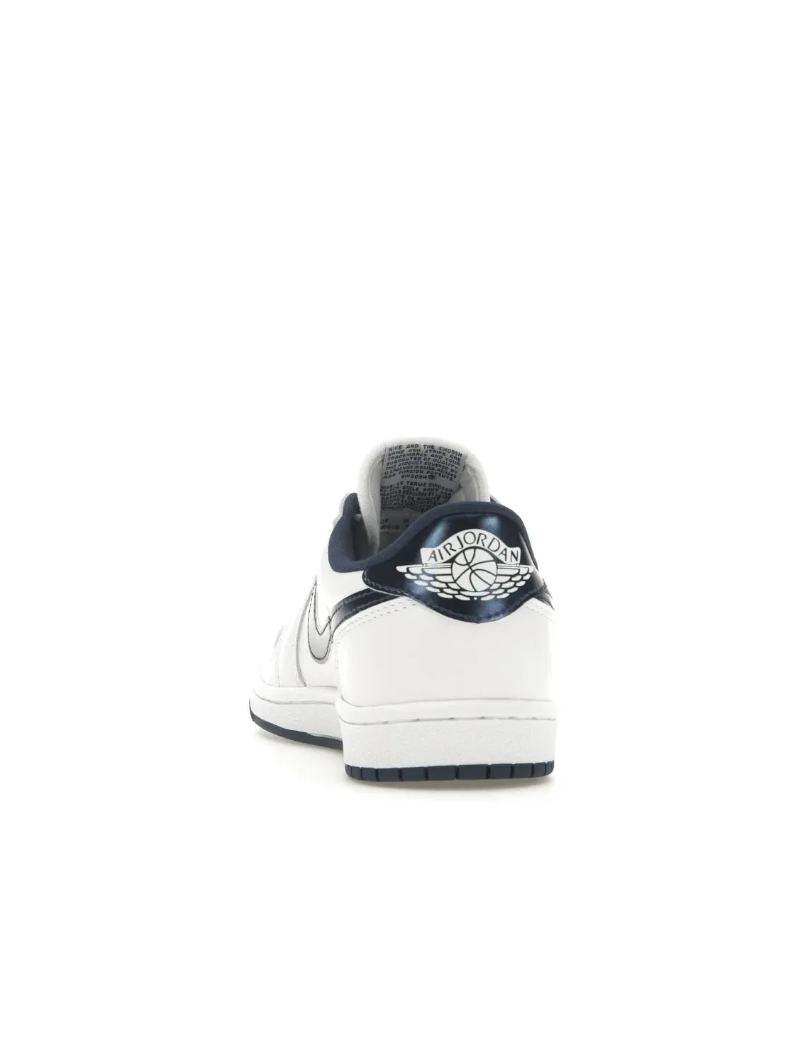 Мужские кроссовки с металлическим акцентом Jordan 1 Retro Low '85 Jordan — изображение 4 из 4, белый/темно-синий-белый