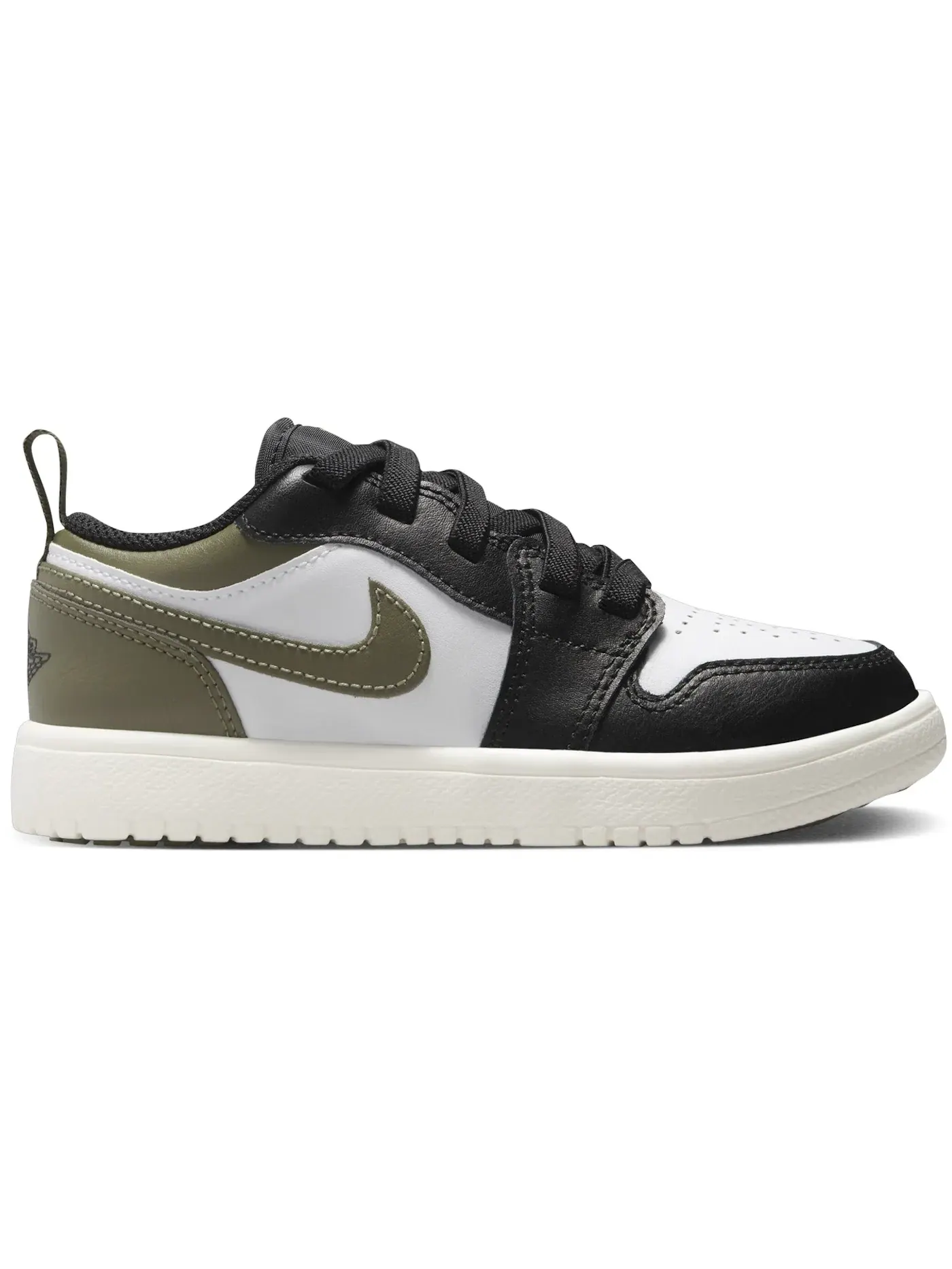Детские кроссовки Lifestyle Jordan 1 Low ALT Jordan — изображение 1 из 1, черный/оливковый//белый