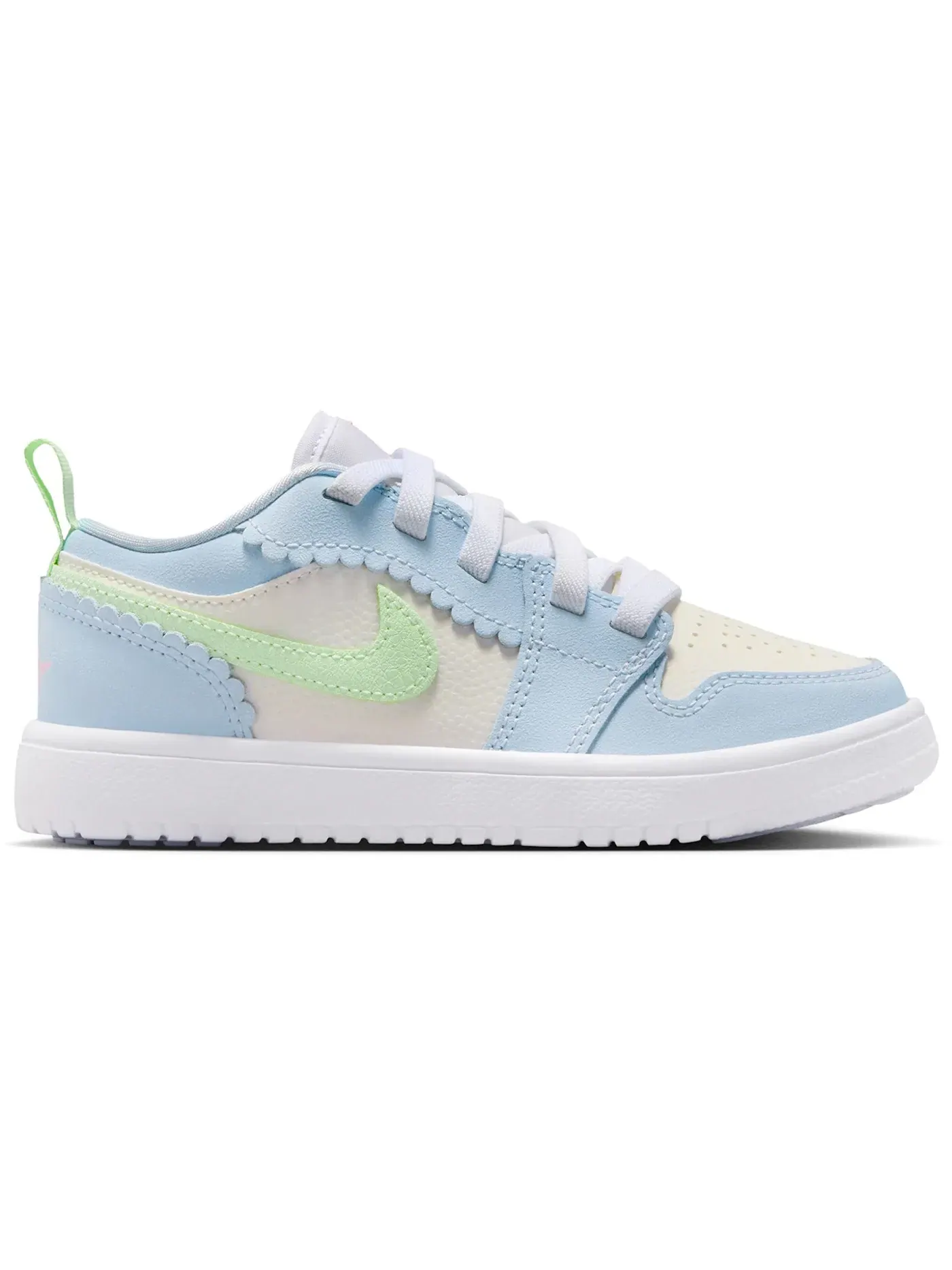 Детские кроссовки Lifestyle Jordan 1 Low ALT SE — изображение 1 из 1, синий белый зеленый