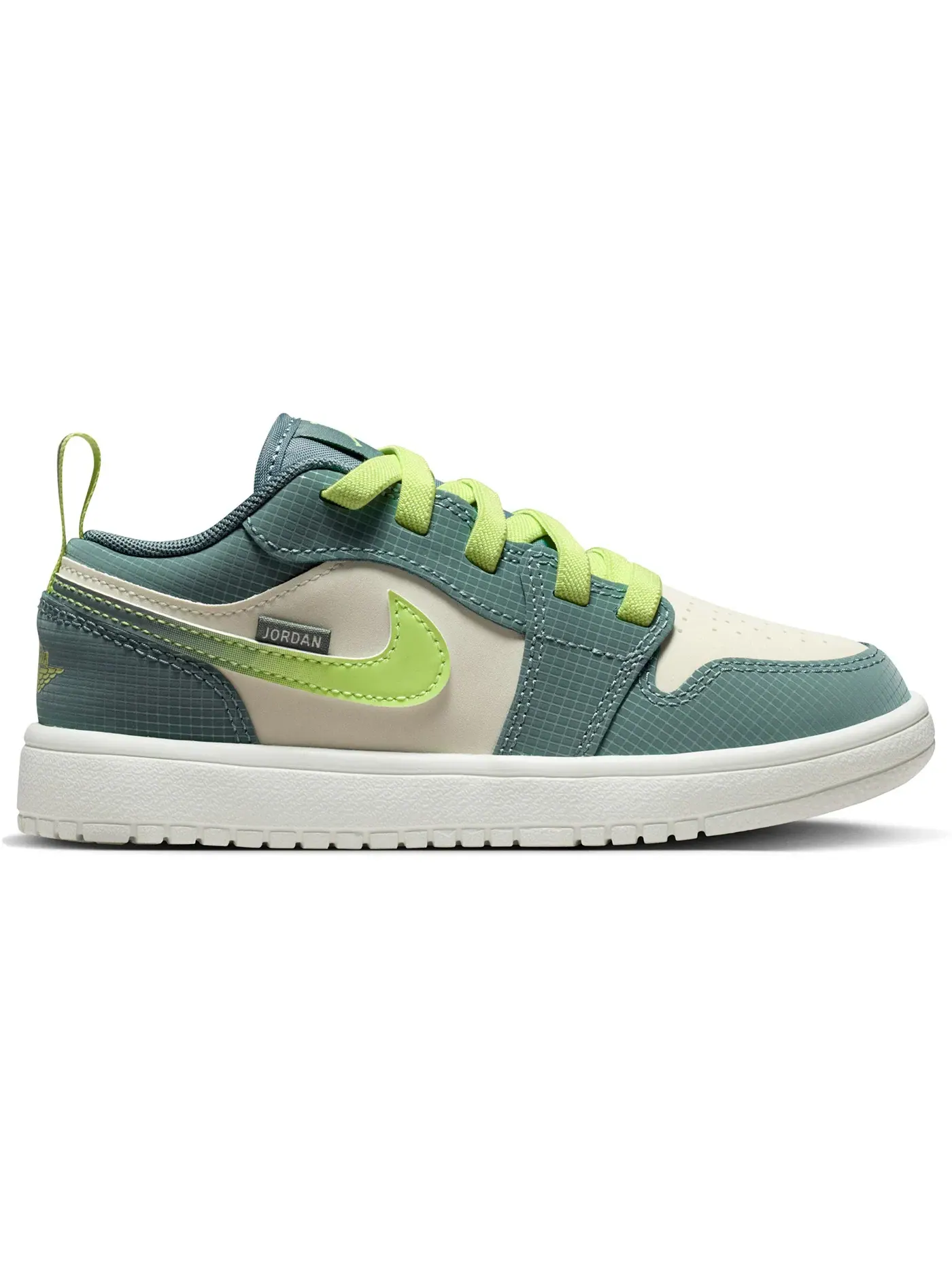 Детские кроссовки Lifestyle Jordan 1 Low ALT SE We Outside (PS) Jordan — изображение 1 из 1, зеленый/светлый