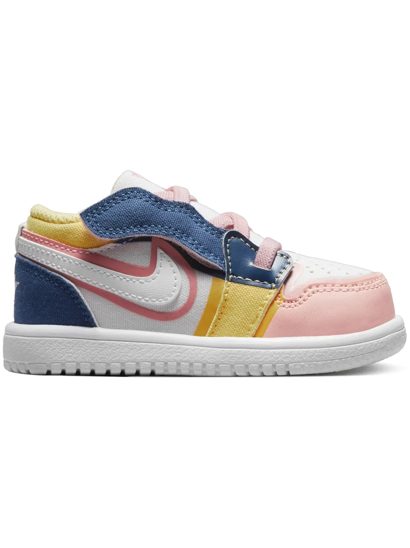Детские кроссовки Lifestyle Jordan 1 Low ALT SE Jordan — изображение 1 из 1, белый синий золотистый