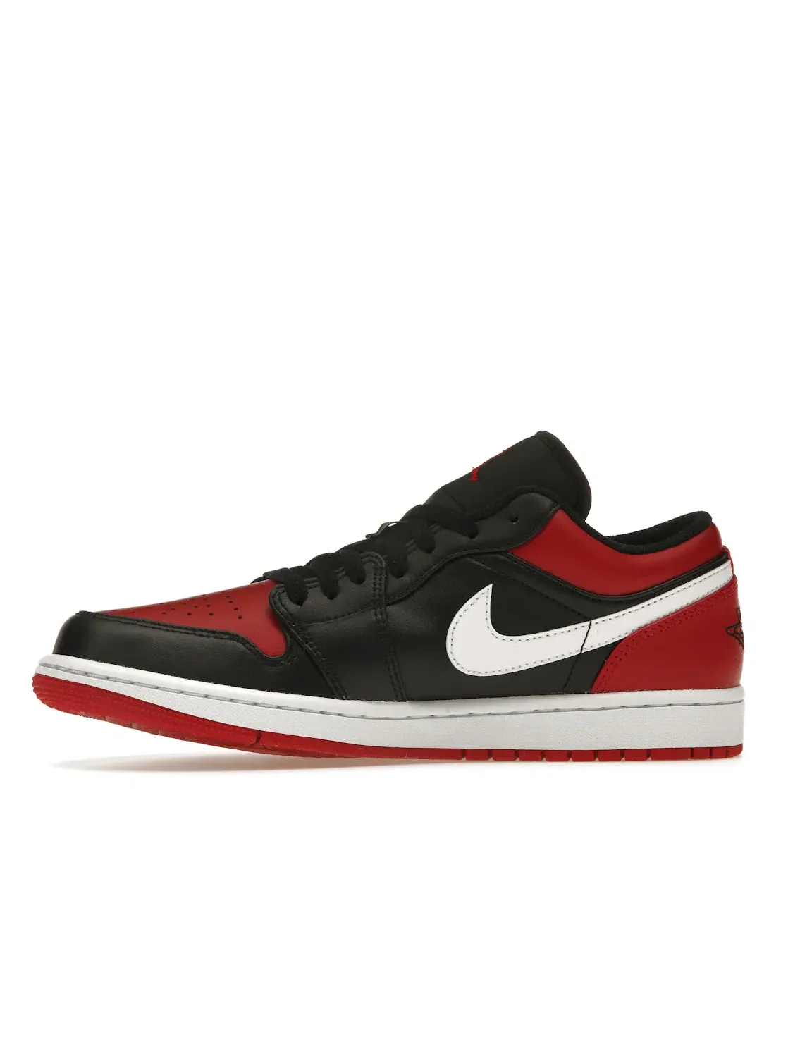 Мужские кроссовки с кожаным верхом Jordan 1 Low Alternate Bred Toe Jordan — изображение 3 из 4, черный/белый/красный
