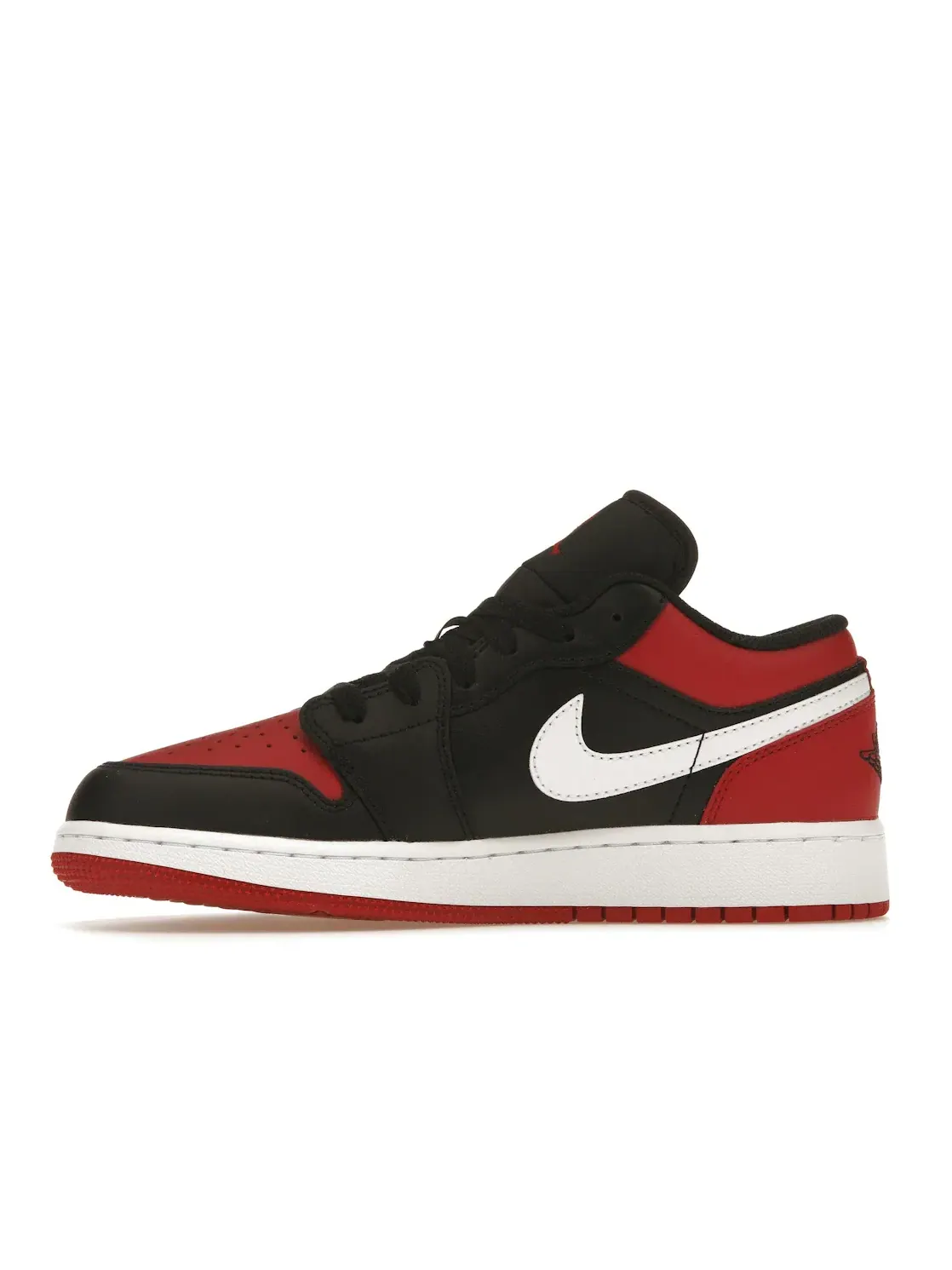 Детские кроссовки с кожаным верхом Jordan 1 Low Alternate Bred Toe (GS) Jordan — изображение 3 из 4, черный/белый/красный