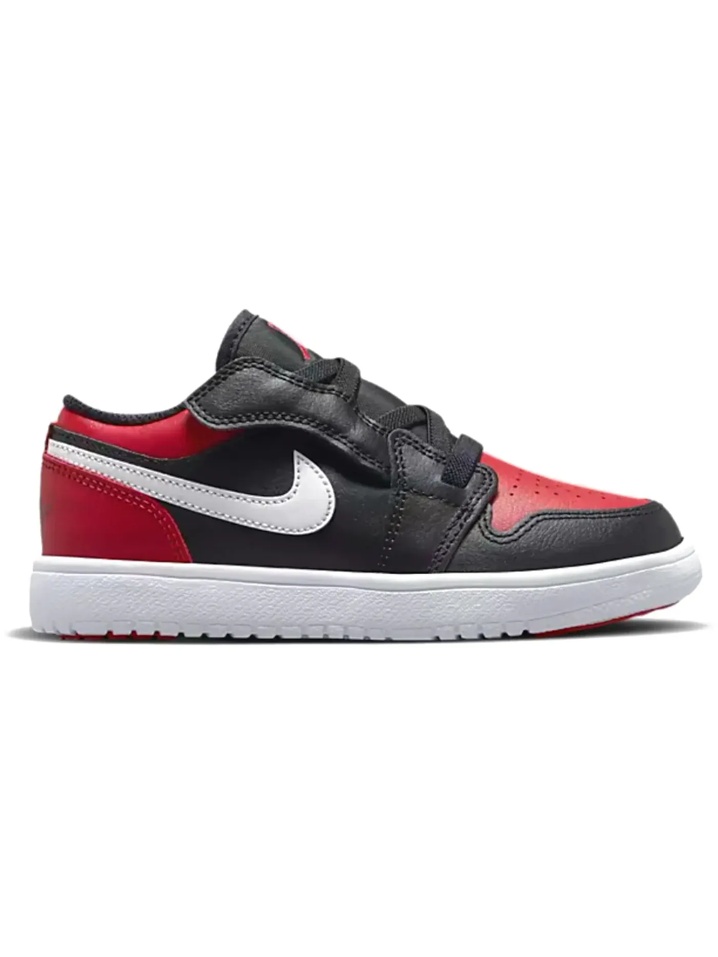 Детские кроссовки для мальчиков с принтом Jordan 1 Low Alternate Bred Toe Jordan — изображение 1 из 4, черный/белый/красный