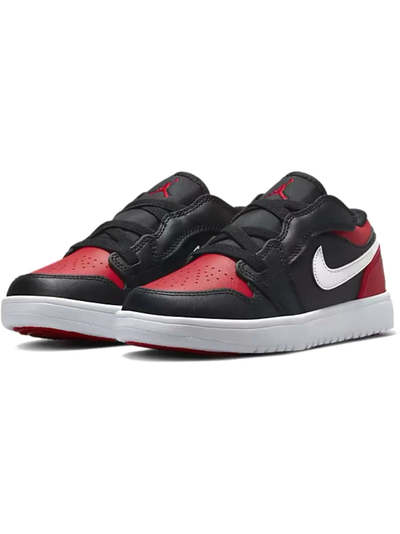 Детские кроссовки для мальчиков с принтом Jordan 1 Low Alternate Bred Toe Jordan — изображение 2 из 4, черный/белый/красный