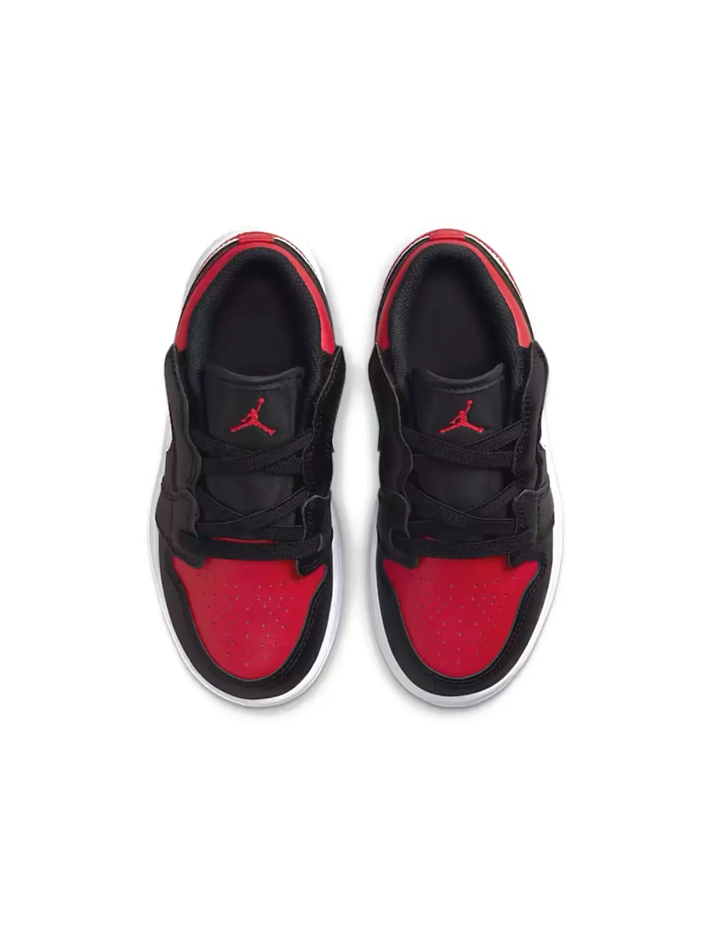 Детские кроссовки для мальчиков с принтом Jordan 1 Low Alternate Bred Toe Jordan — изображение 3 из 4, черный/белый/красный