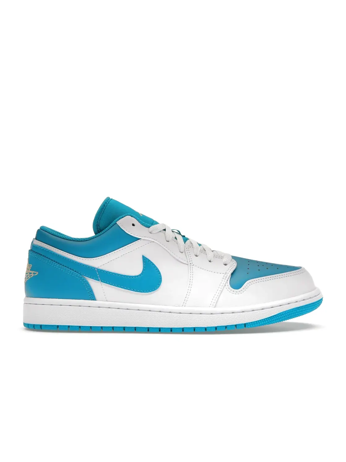 Мужские кроссовки с контрастным дизайном Jordan 1 Low Jordan — изображение 1 из 4, золотистый/белый