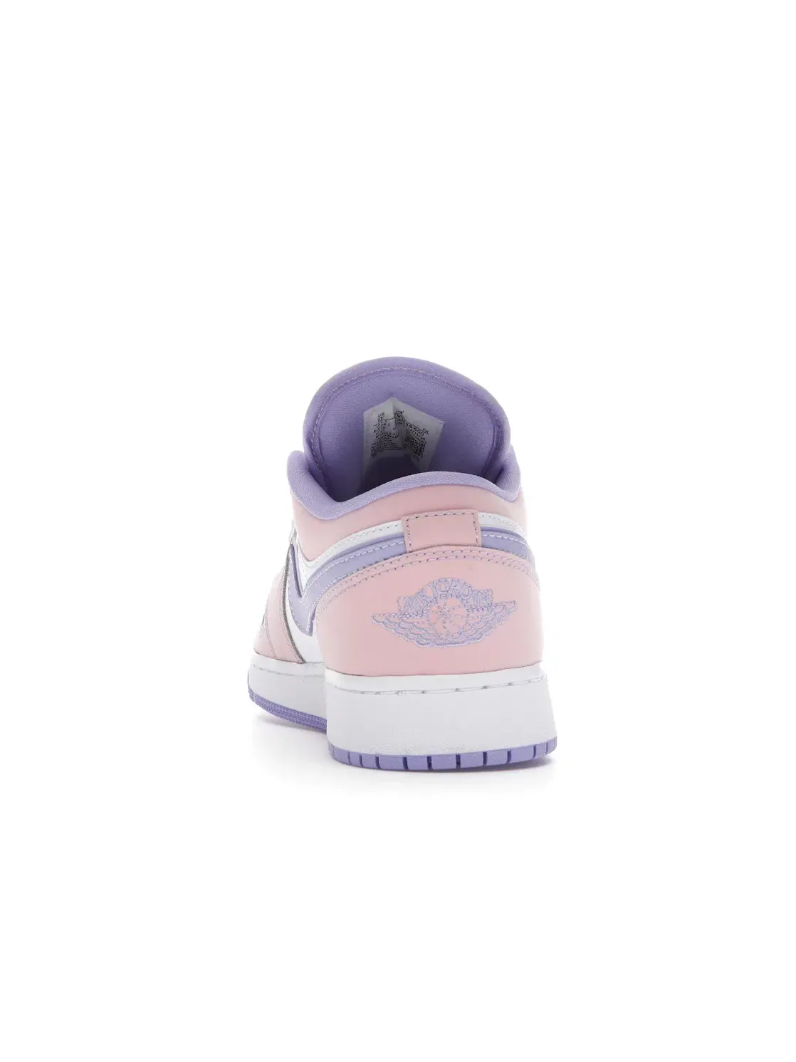 Детские кроссовки Lifestyle с брендовым дизайном Jordan 1 Low Jordan — изображение 4 из 4, фиолетовый/белый