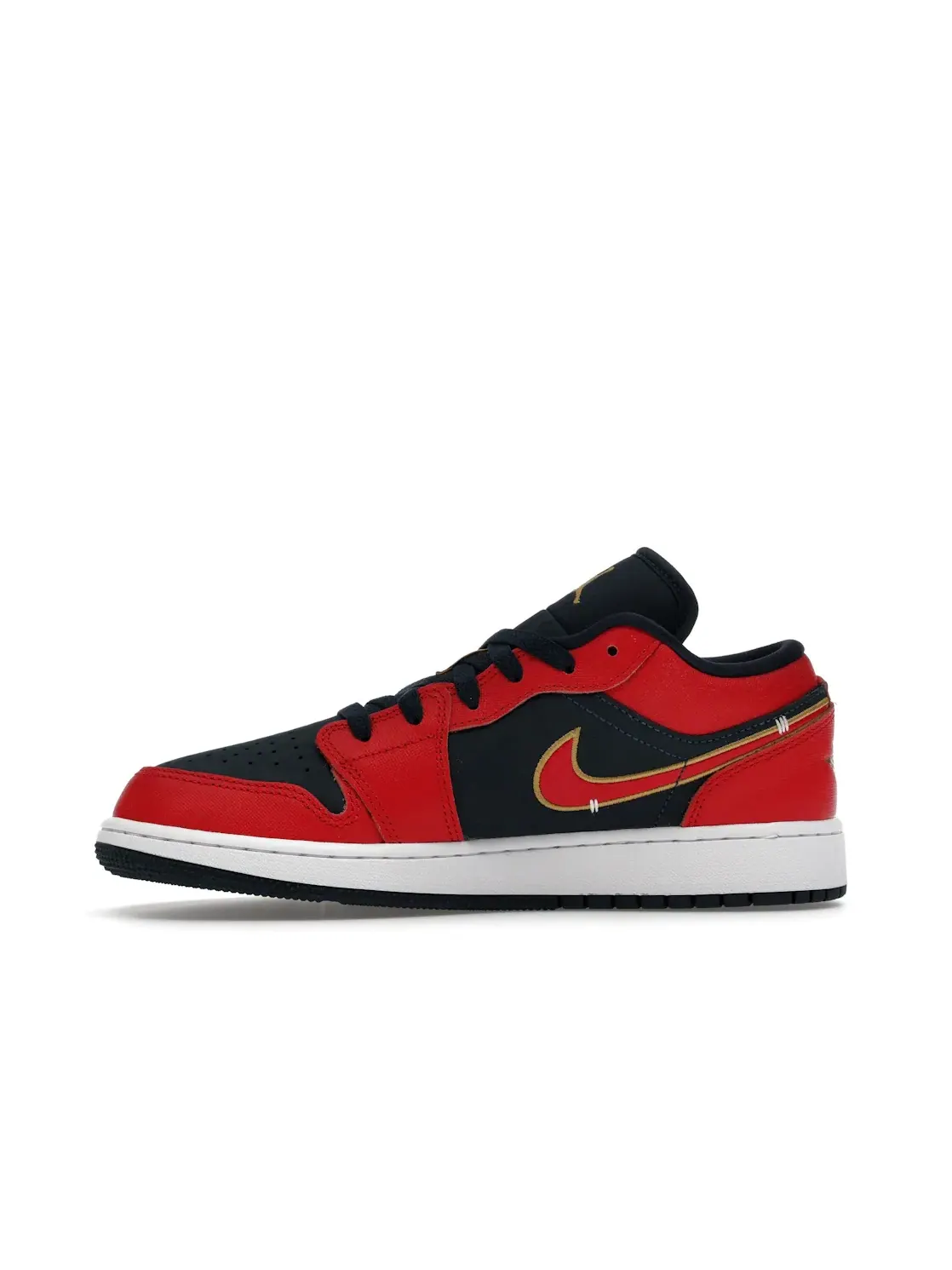 Детские кроссовки Lifestyle с низким верхом Jordan 1 Low Armory Navy/Metallic Gold/Sport Red — изображение 3 из 4