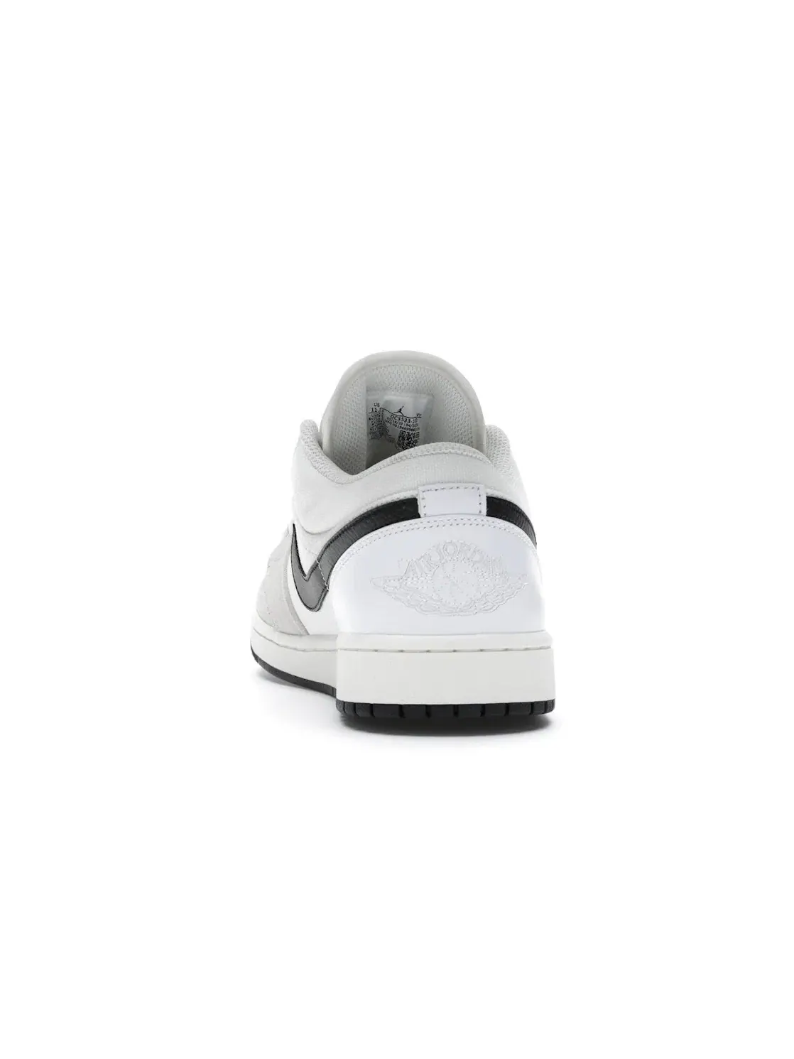 Мужские кроссовки Lifestyle с замшей и сеткой Jordan 1 Low — изображение 4 из 4, белый/черный