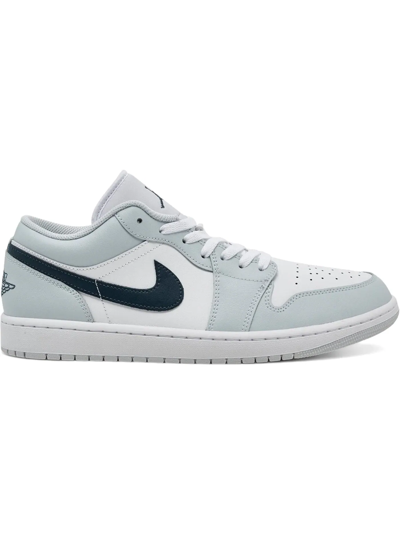 Мужские кроссовки Lifestyle с контрастными акцентами Jordan 1 Low Jordan — изображение 1 из 1, белый/синий
