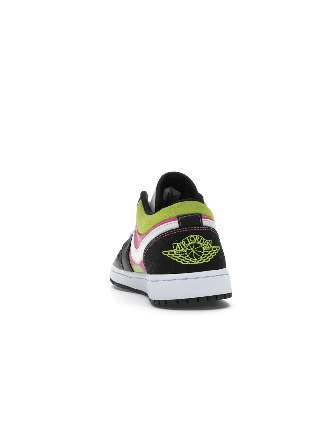 Мужские кроссовки с цветовой блокировкой Jordan 1 Low Jordan — изображение 1 из 1, черный/--белый