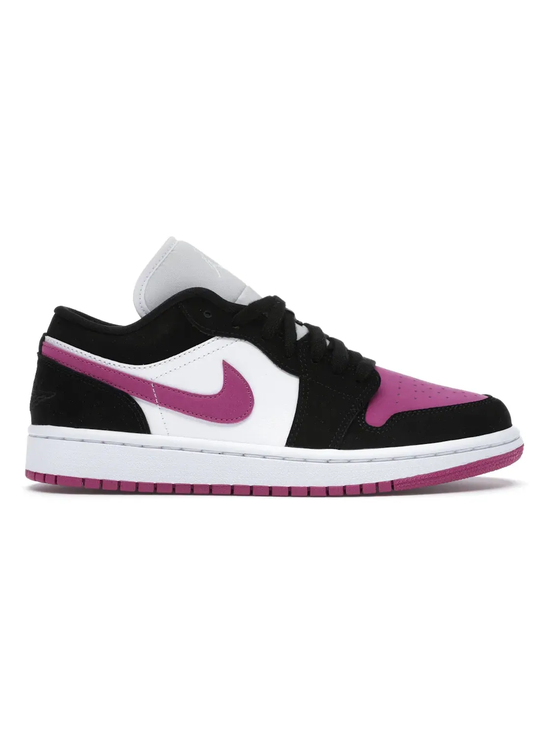 Женские кроссовки с принтом Jordan 1 Low Jordan — изображение 1 из 4, черный/-белый