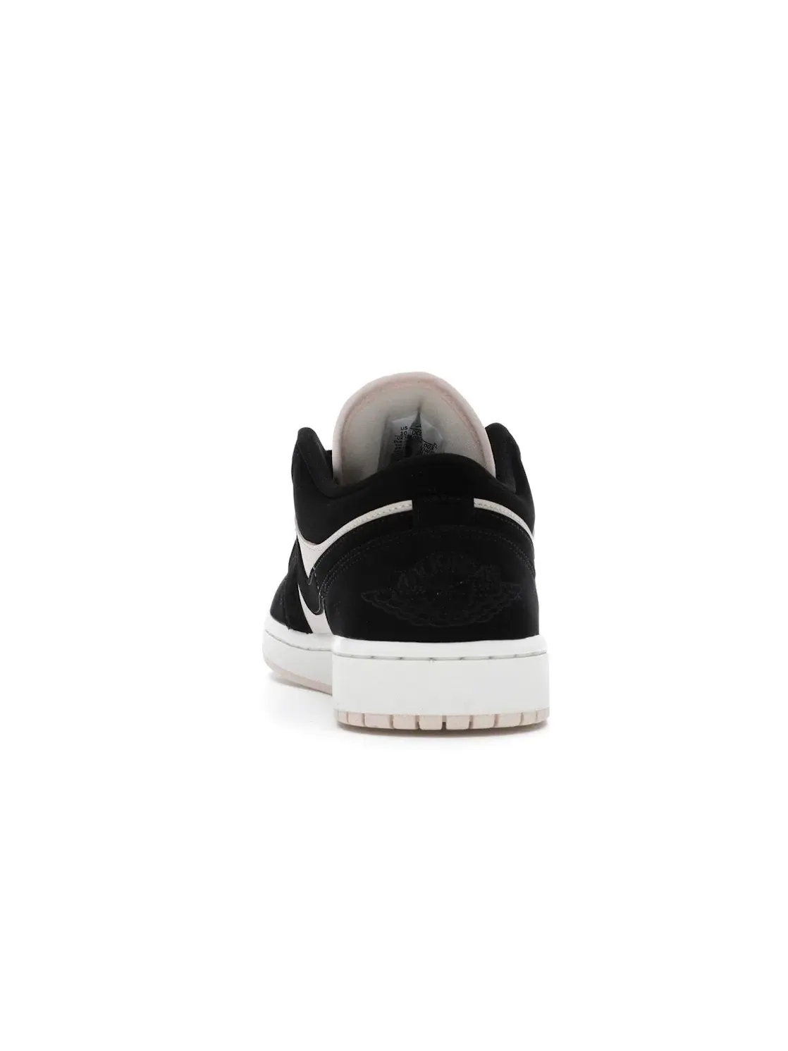 Женские кроссовки с контрастными накладками Jordan 1 Low Jordan — изображение 4 из 4, черный/черный