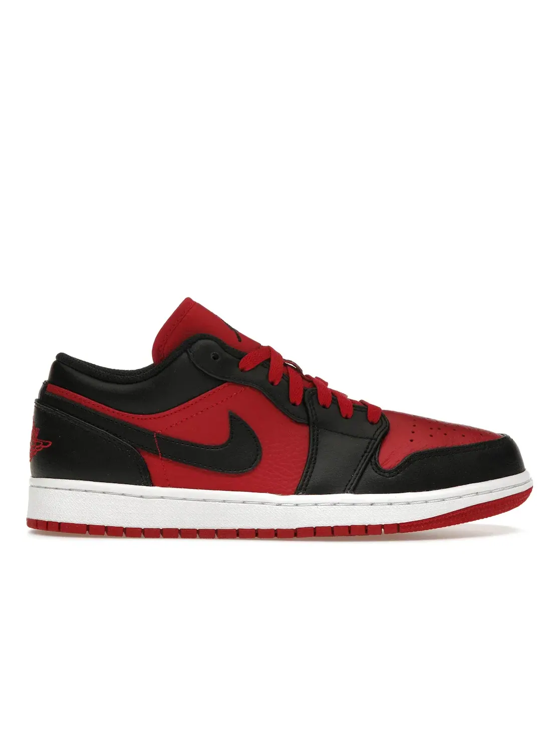 Мужские кроссовки Lifestyle Jordan 1 Low Jordan — изображение 1 из 4, черный/красный/белый