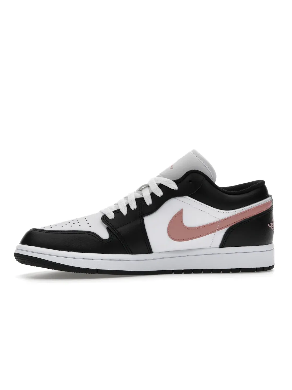Мужские кроссовки Lifestyle с контрастной расцветкой Jordan 1 Low — изображение 3 из 4, черный/розовый/белый