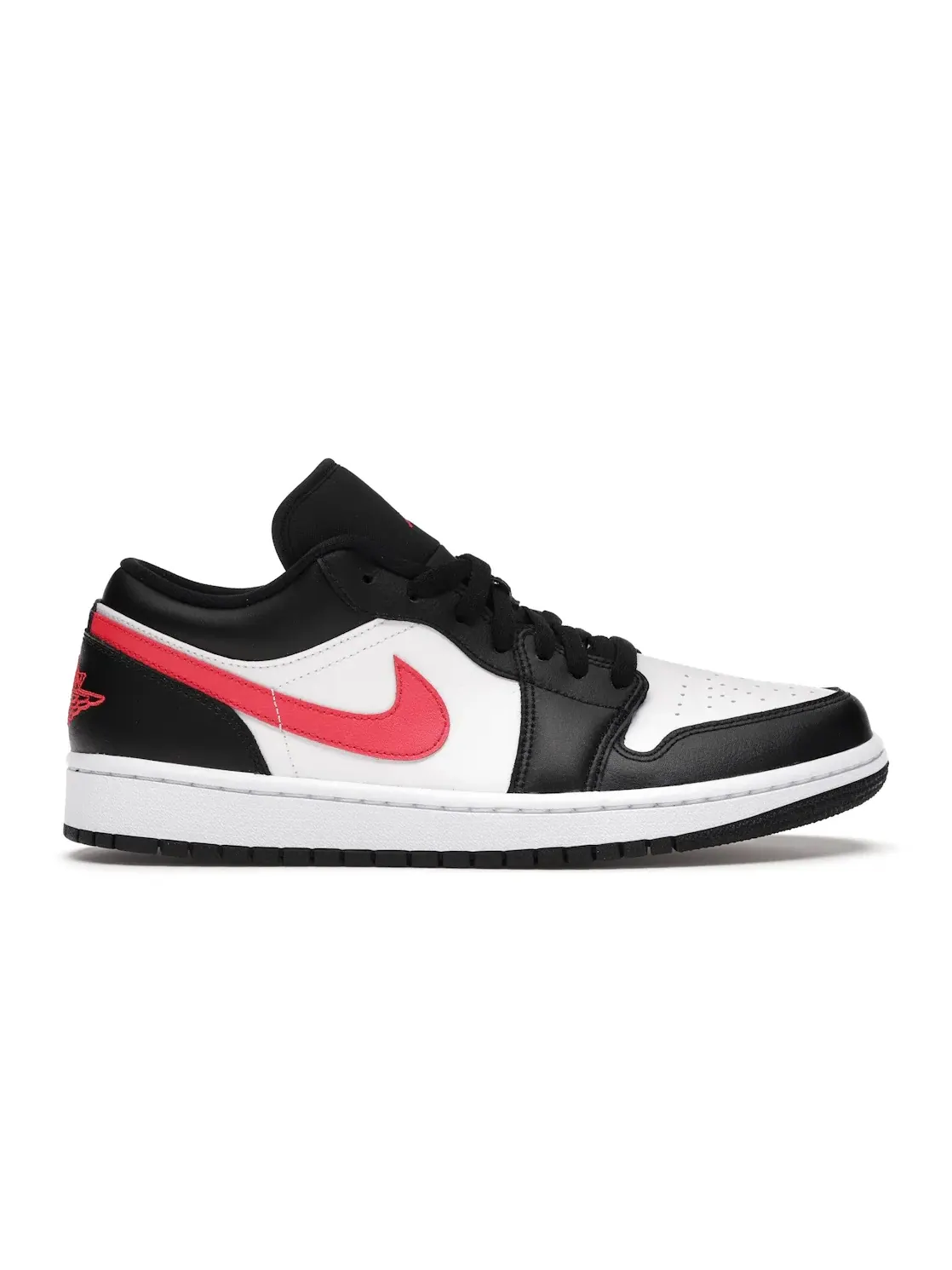 Женские кроссовки кожаные Jordan 1 Low Jordan — изображение 1 из 4, черный красный-белый