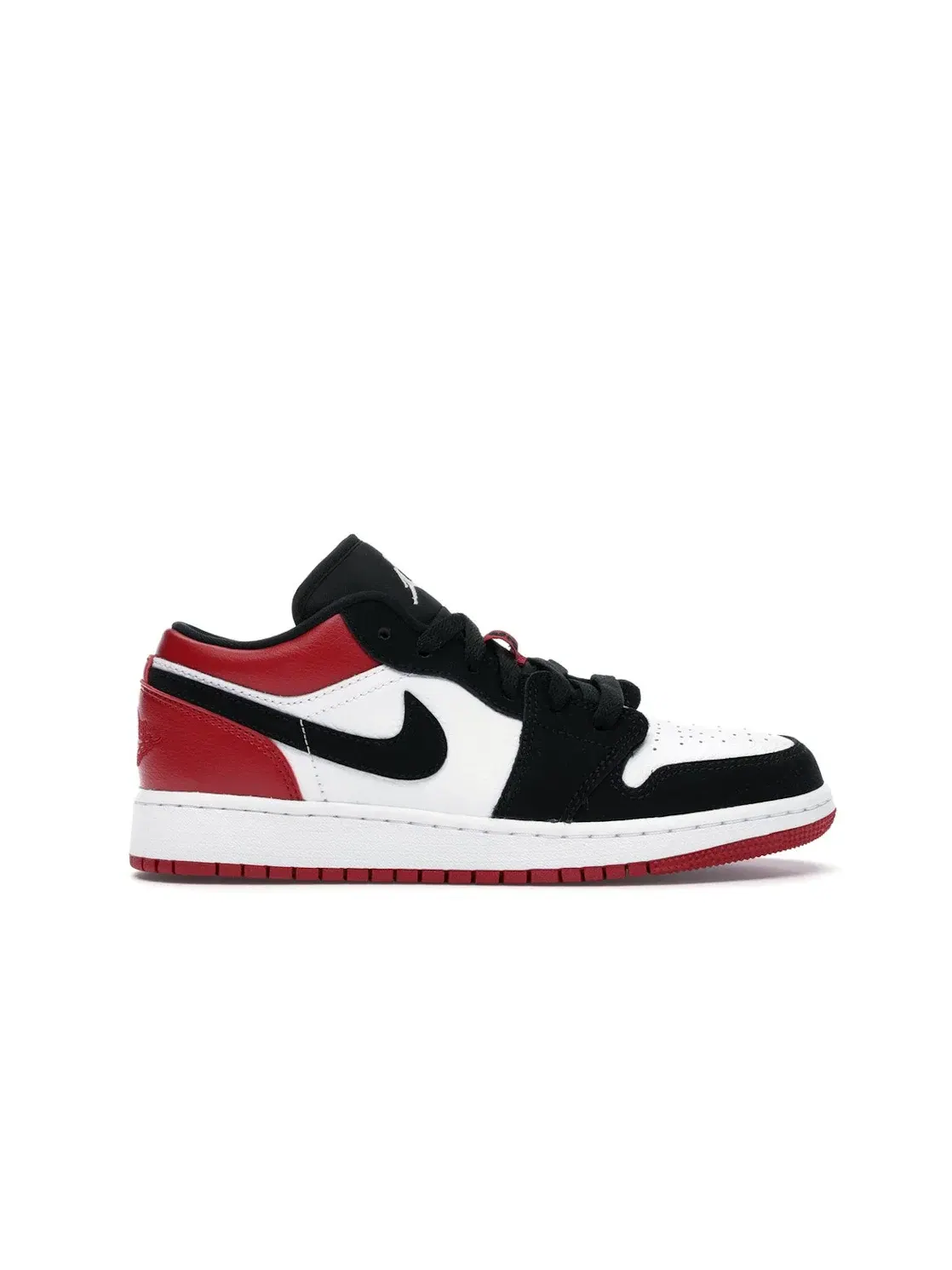 Детские кроссовки для мальчиков с низким вырезом Jordan 1 Low Jordan — изображение 1 из 4, белый/черный-красный