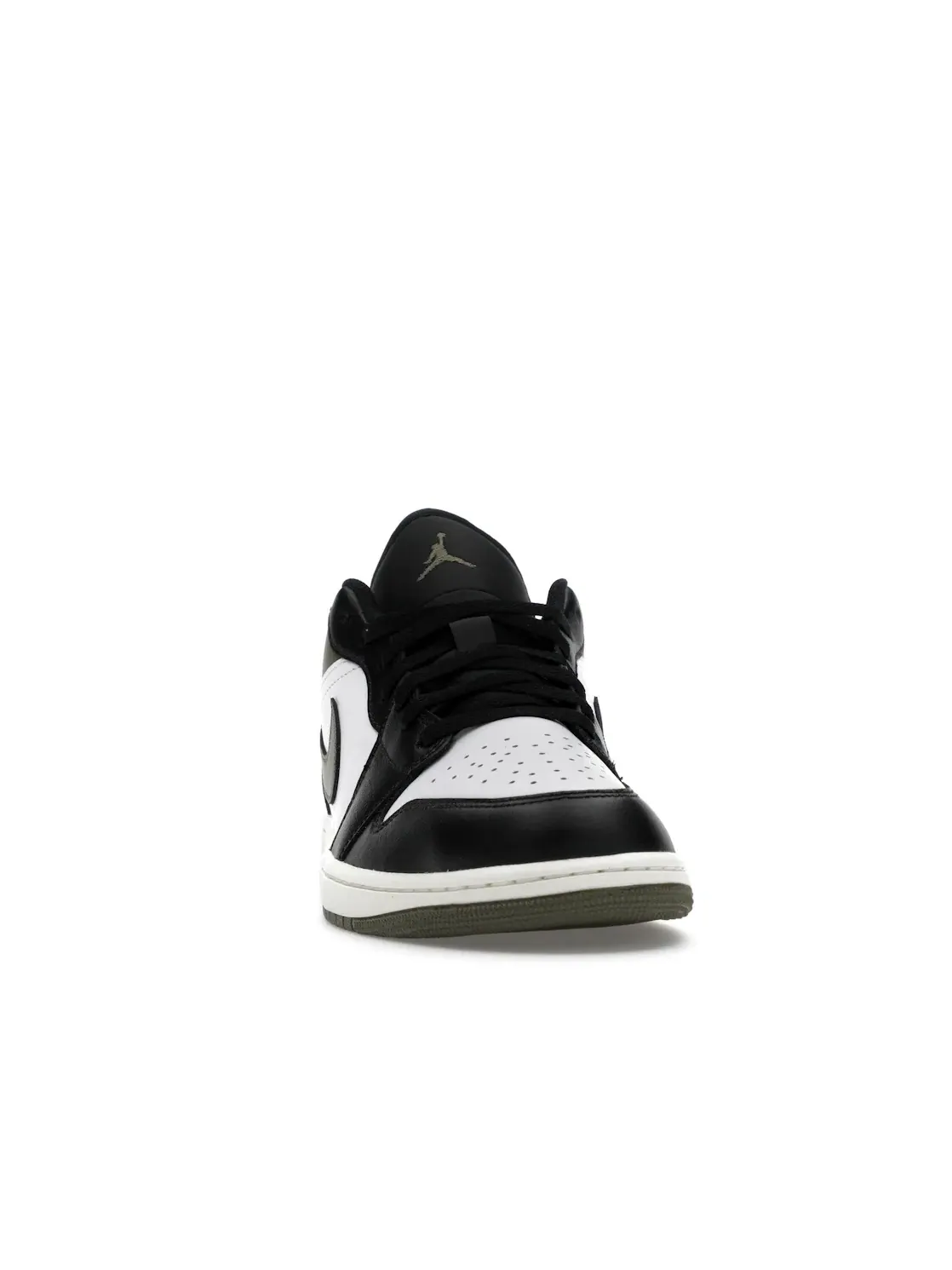 Мужские кроссовки Lifestyle с кожаным верхом Jordan 1 Low — изображение 2 из 4, черный/оливковый/белый