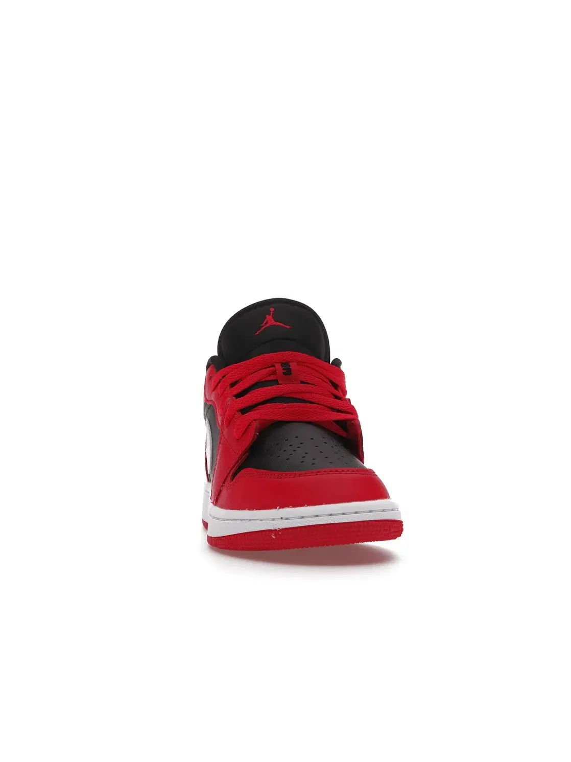 Детские кроссовки Lifestyle с контрастными акцентами Jordan 1 Low — изображение 2 из 4, черный/белый