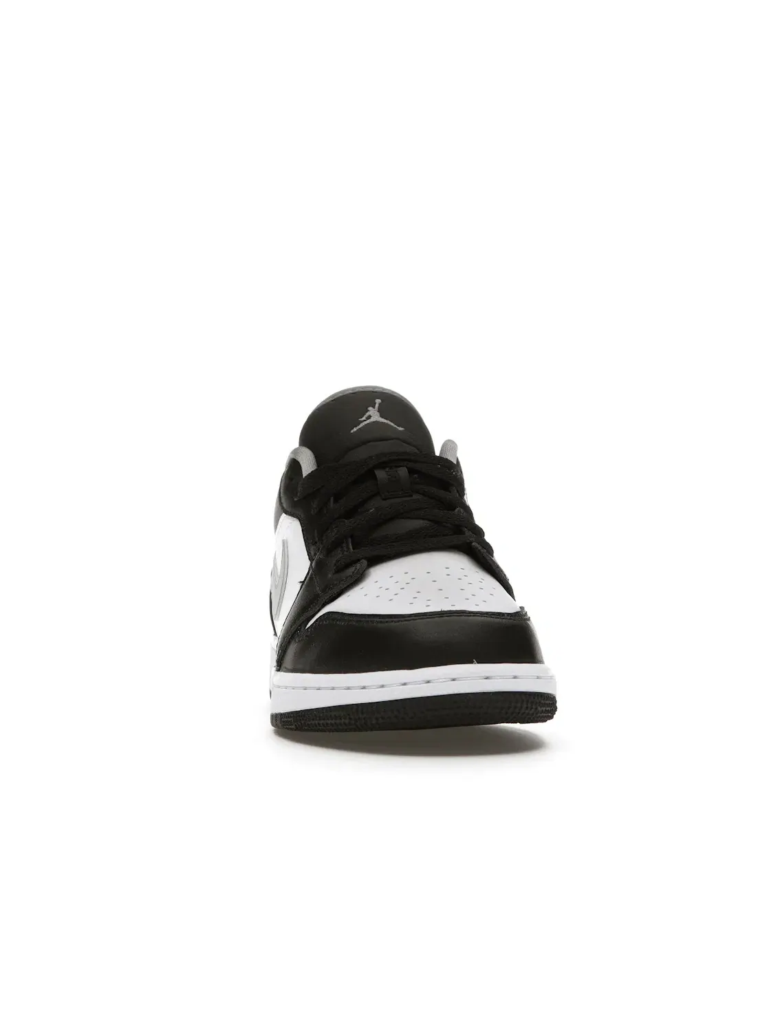Детские кроссовки Lifestyle с контрастными накладками Jordan 1 Low Jordan — изображение 2 из 4, черный/серый-белый