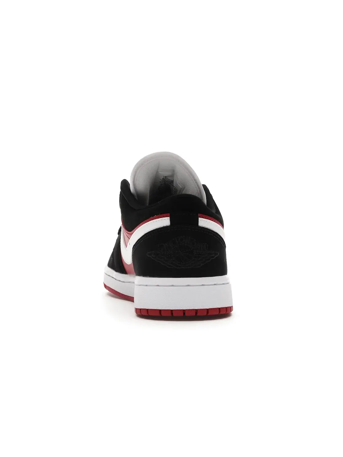 Женские кроссовки с замшевым верхом Jordan 1 Low Jordan — изображение 4 из 4, черный/белый-красный
