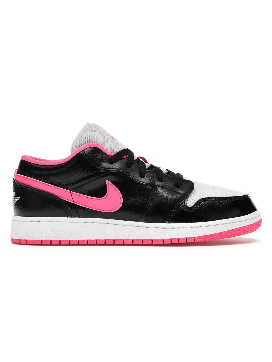 Детские кроссовки Lifestyle Jordan 1 Low Jordan — изображение 1 из 4, черный/белый-розовый