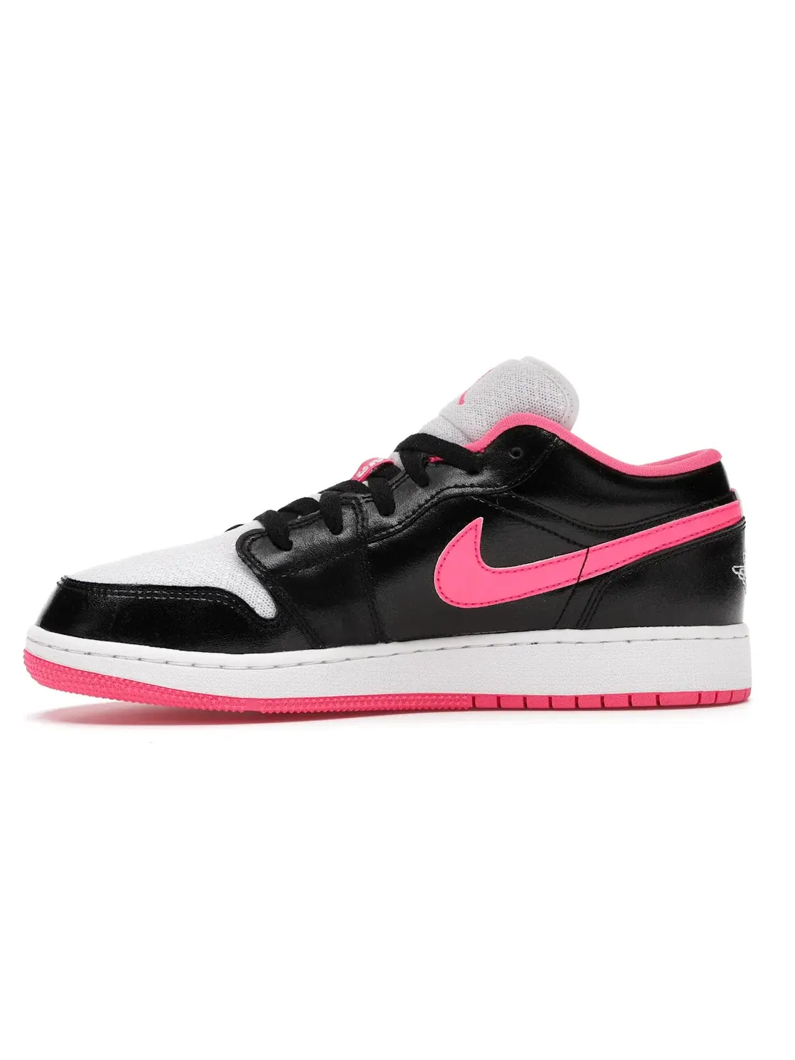 Детские кроссовки Lifestyle Jordan 1 Low Jordan — изображение 3 из 4, черный/белый-розовый