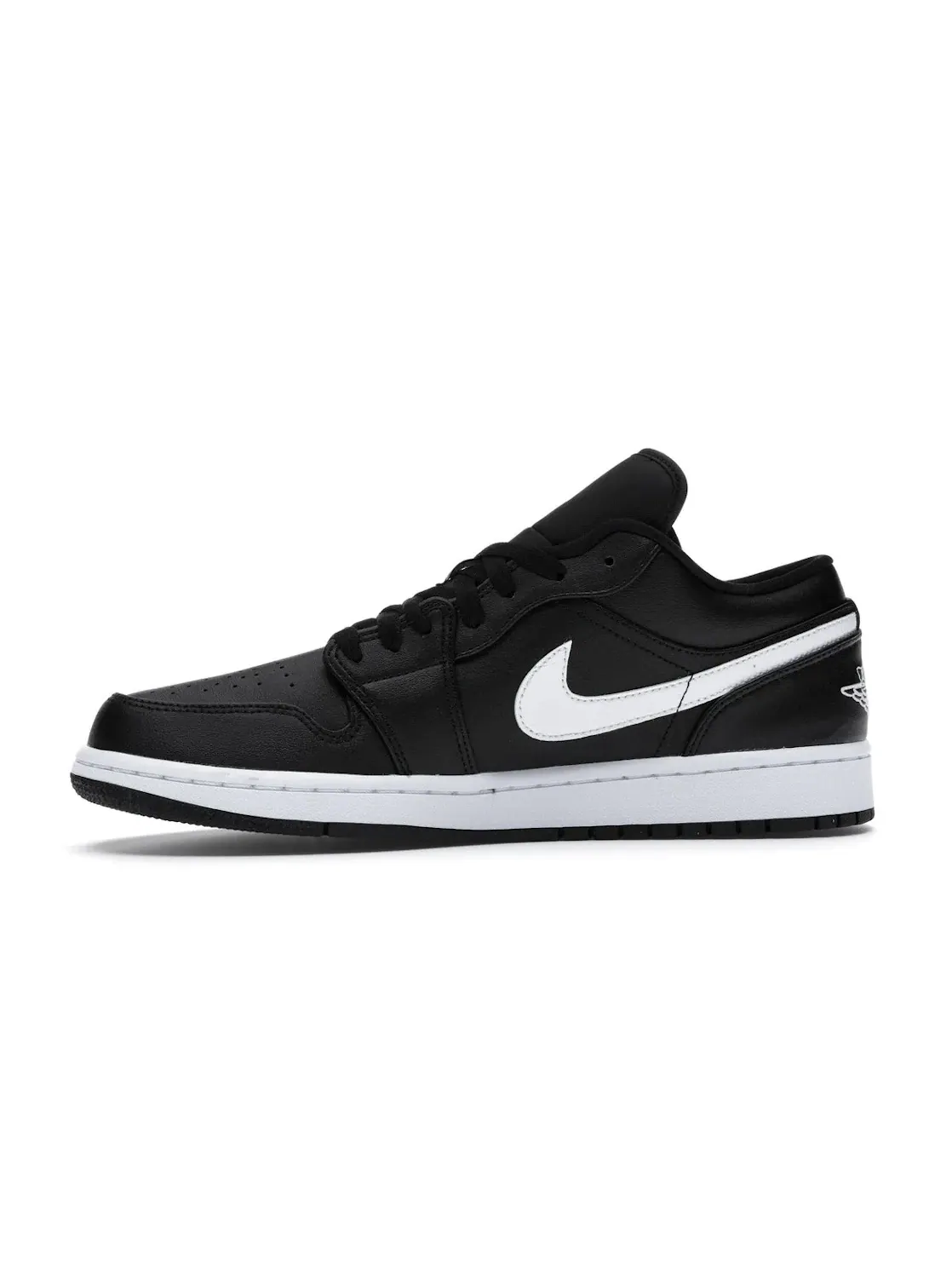 Женские кроссовки с кожаным верхом Jordan 1 Low Jordan — изображение 3 из 4, черный/белый-белый