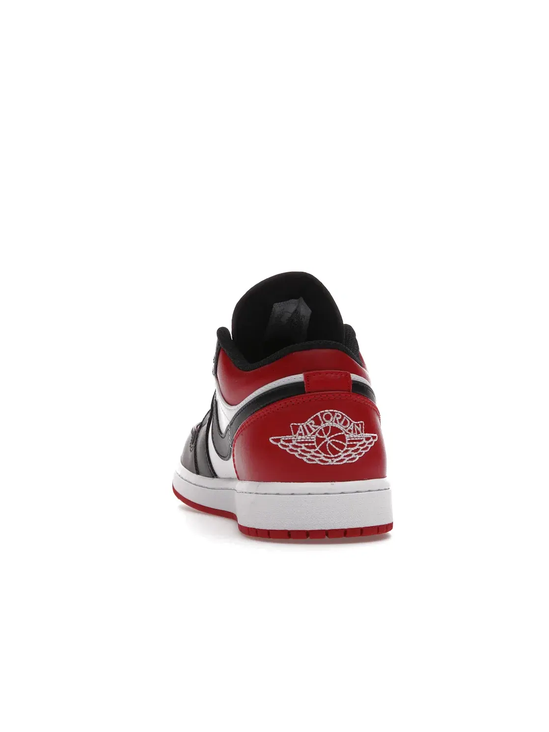 Мужские кроссовки из кожи с принтом Bred Toe Jordan 1 Low Jordan — изображение 4 из 4, красный белый-черный