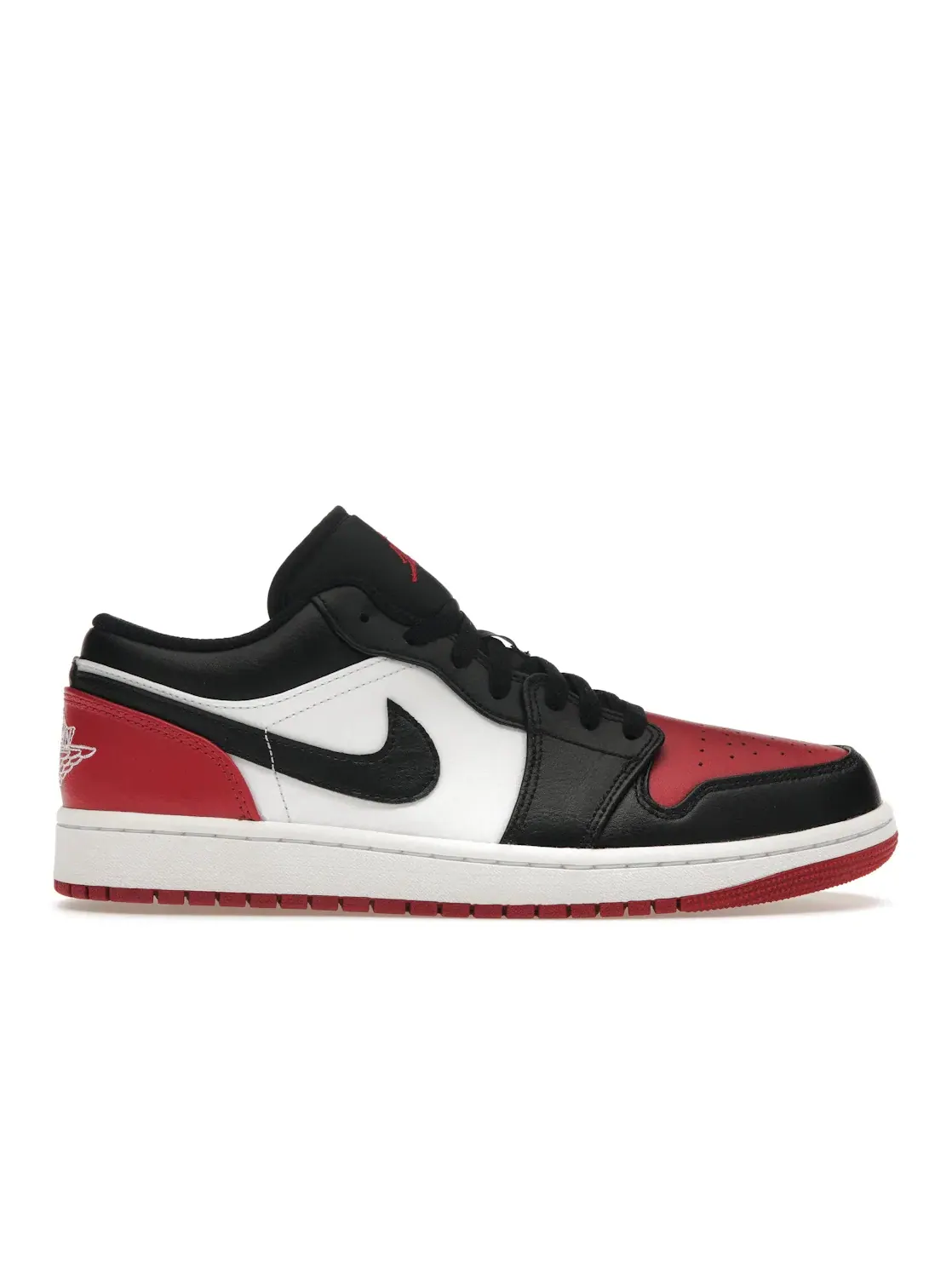 Мужские кроссовки Lifestyle с низкой посадкой Jordan 1 Low Bred Toe 2.0 Jordan — изображение 1 из 4