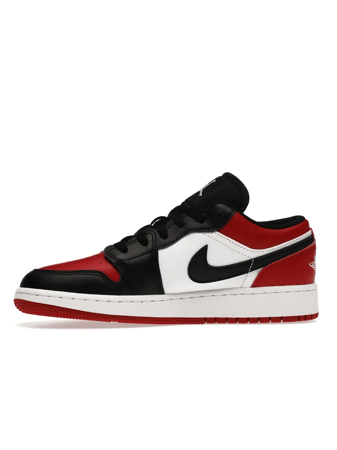 Детские кроссовки Lifestyle Jordan 1 Low Bred Toe GS — изображение 3 из 4, красный/белый-черный