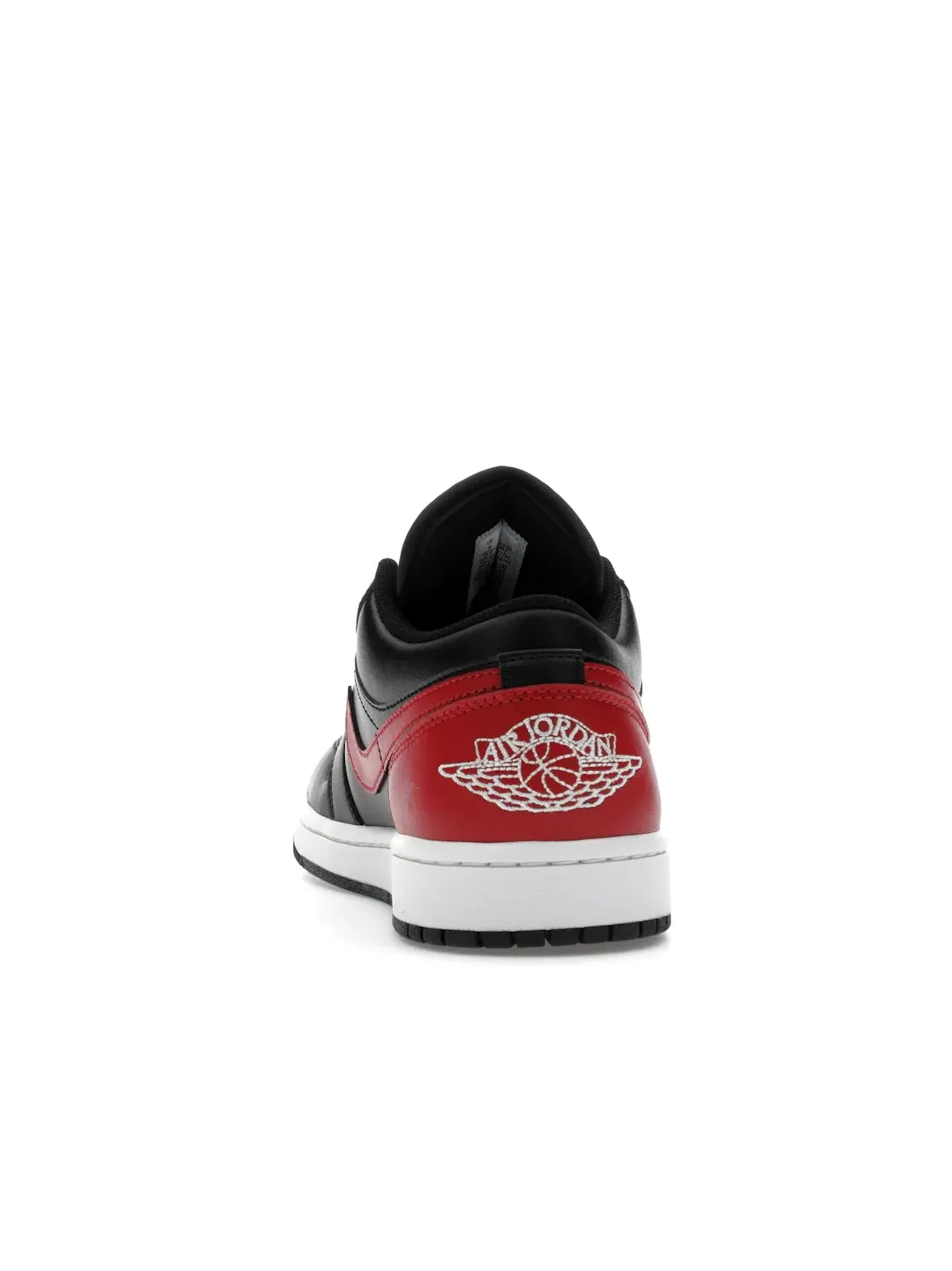 Мужские кроссовки кожаные Jordan 1 Low — изображение 4 из 4, черный/красный-белый