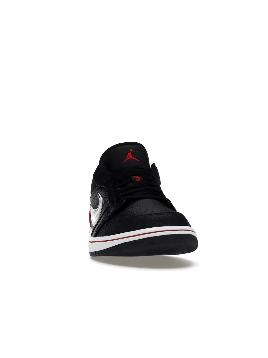 Мужские кроссовки Lifestyle Jordan 1 Low — изображение 2 из 4, черный/белый-красный