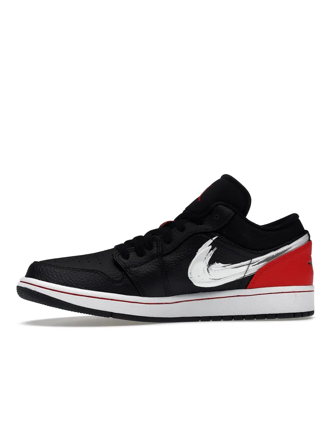 Мужские кроссовки Lifestyle Jordan 1 Low — изображение 3 из 4, черный/белый-красный