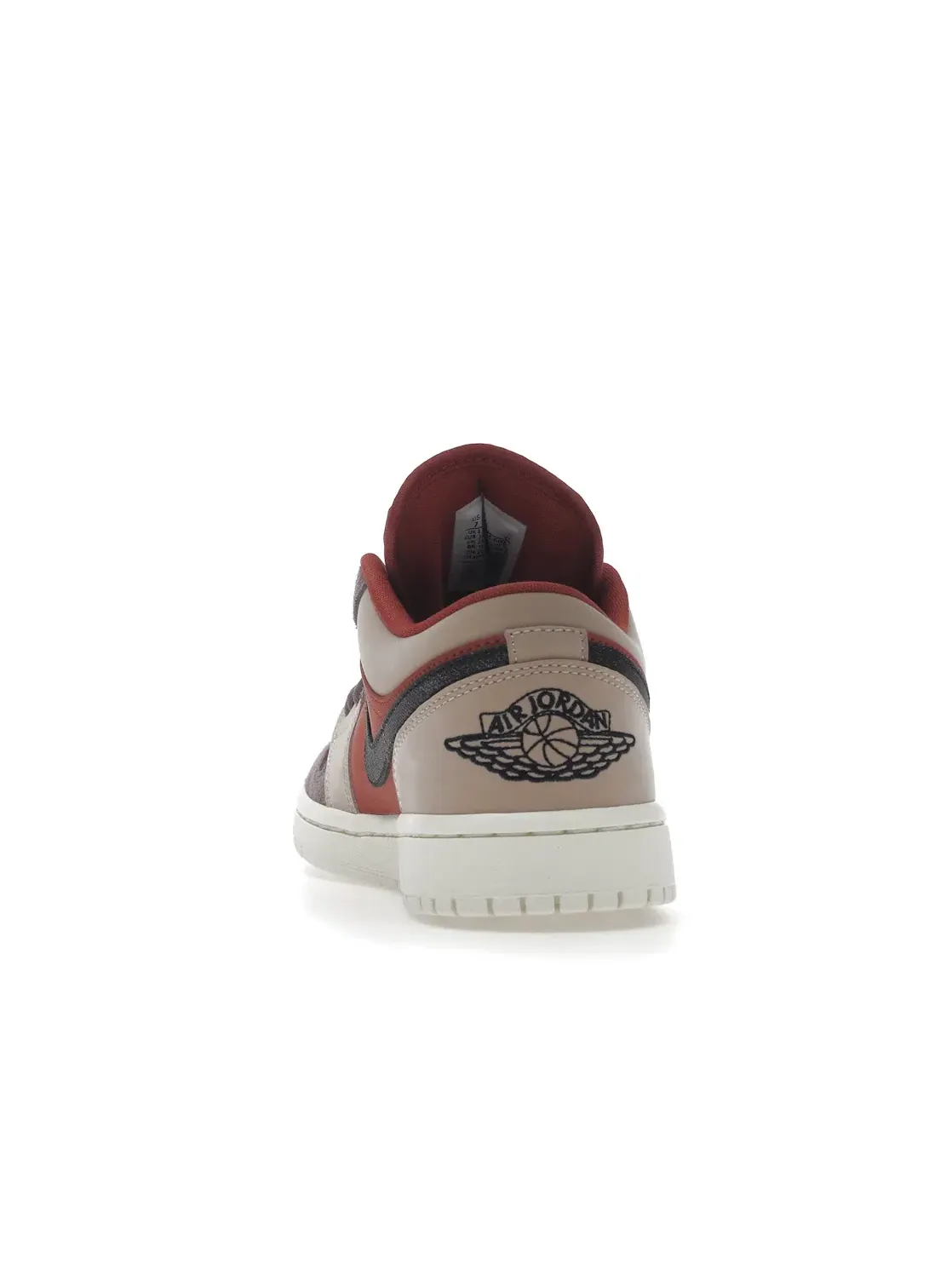 Женские кроссовки из замши и нубука Jordan 1 Low — изображение 4 из 4, черный-фиолетовый