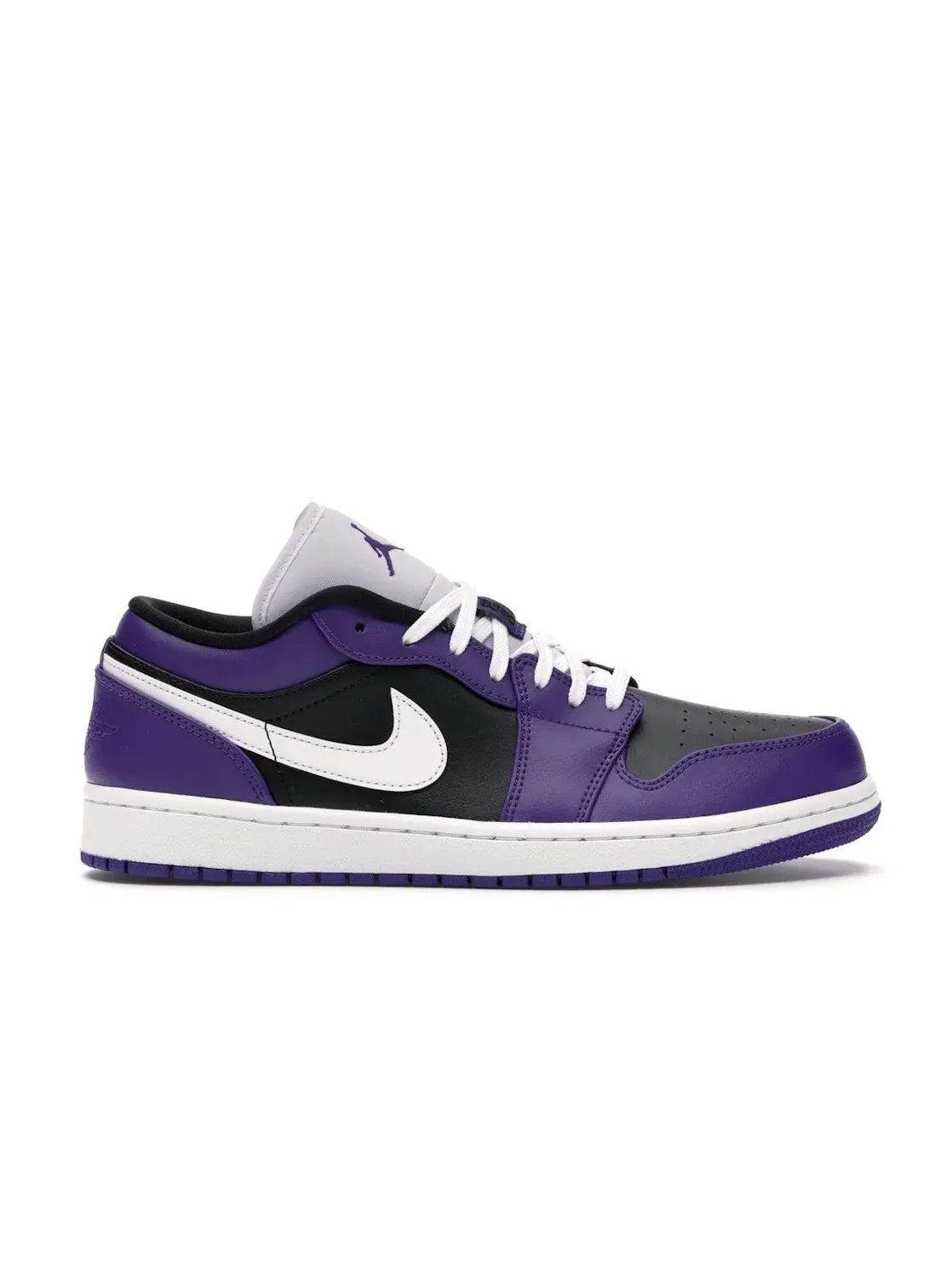 Мужские кроссовки Lifestyle Jordan 1 Low — изображение 1 из 4, фиолетовый/черный-белый