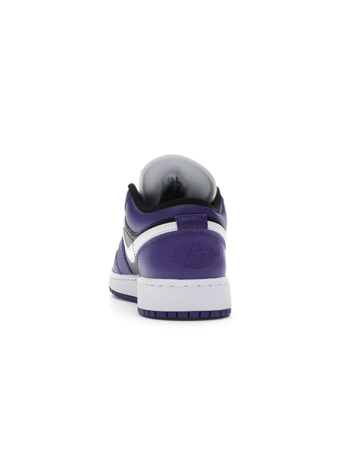 Детские кроссовки Lifestyle с принтом Jordan 1 Low Jordan — изображение 4 из 4, фиолетовый/черный-белый