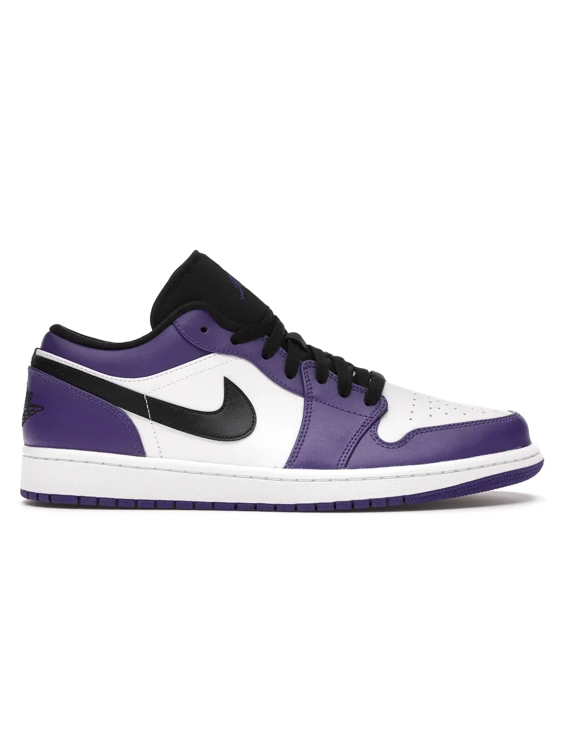 Мужские кроссовки Lifestyle с низкой посадкой Jordan 1 Low — изображение 1 из 4, фиолетовый/черный-белый