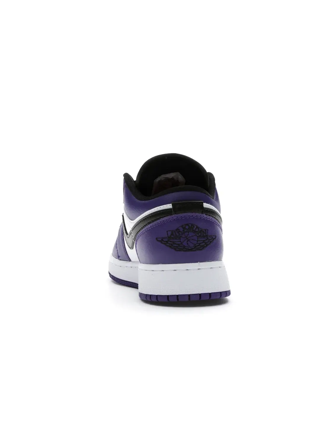 Детские кроссовки Lifestyle с принтом Jordan 1 Low Court Purple White GS Jordan — изображение 4 из 4, фиолетовый/черный-белый