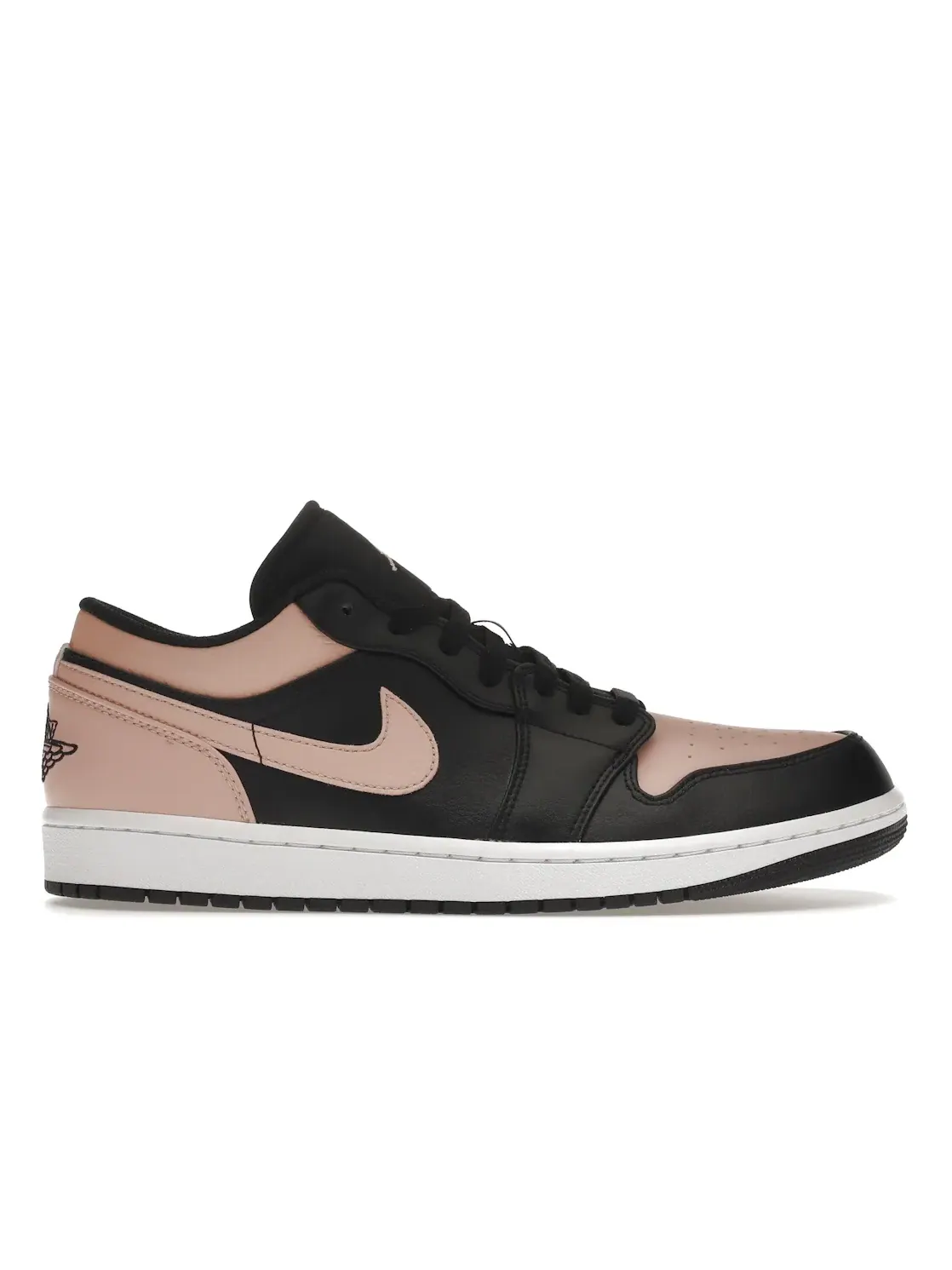 Мужские кроссовки Lifestyle с длинным язычком Jordan 1 Low — изображение 1 из 4, черный/-белый