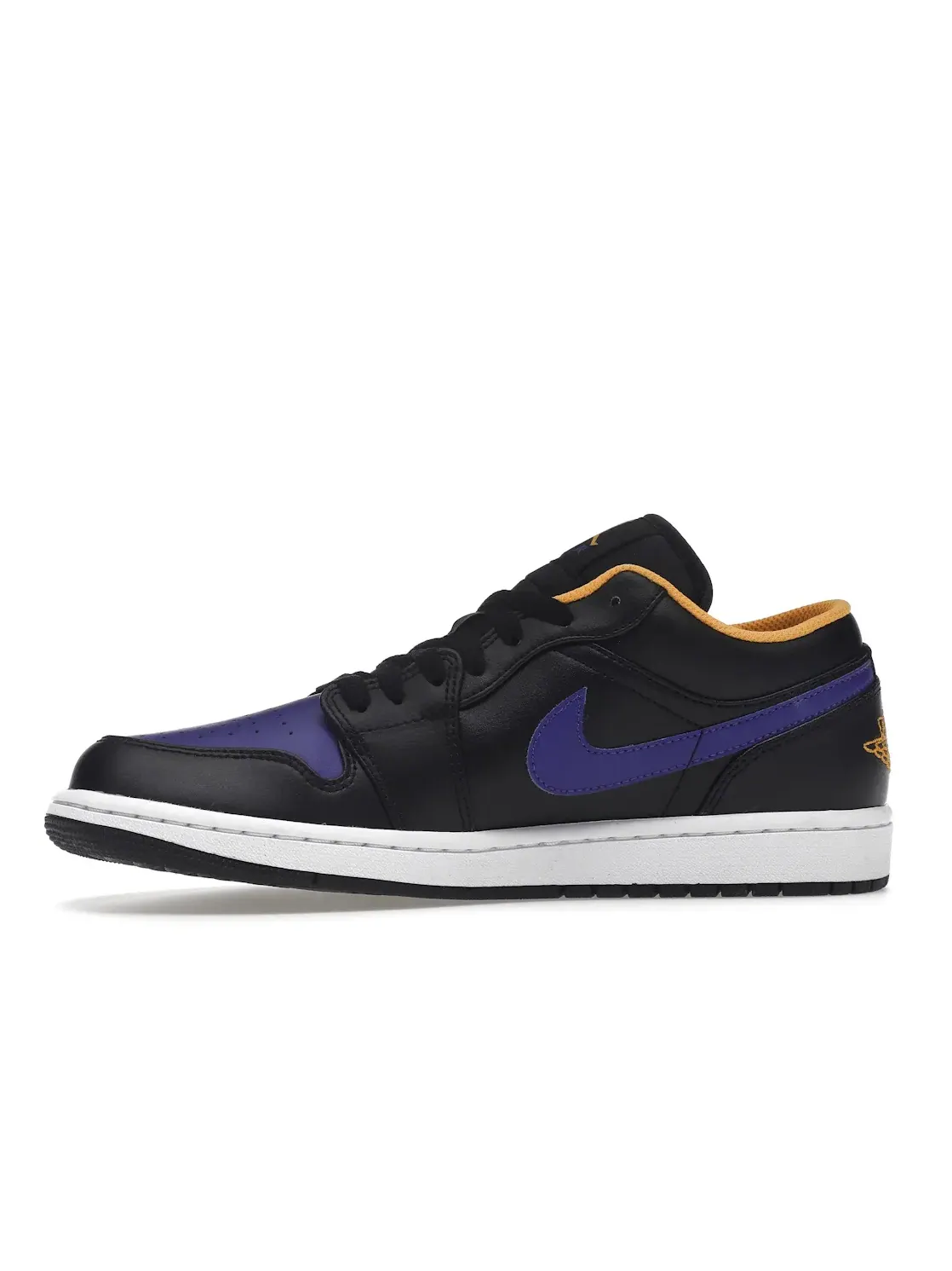 Мужские кроссовки с низким профилем Jordan 1 Low Jordan — изображение 3 из 4, черный/фиолетовый/желтый