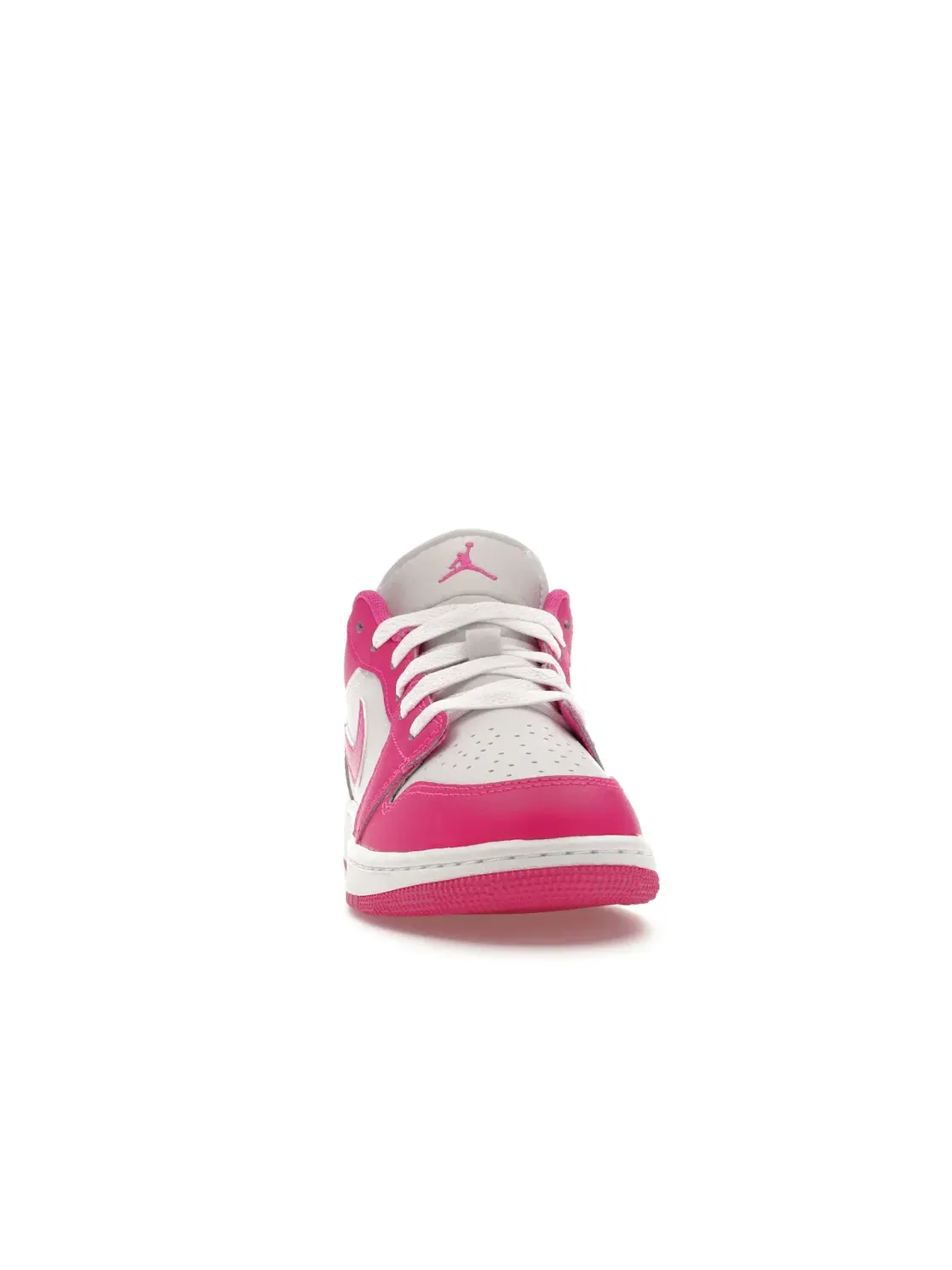 Детские кроссовки спортивные Jordan 1 Low Fire Pink (GS) Jordan — изображение 2 из 4, розовый/белый