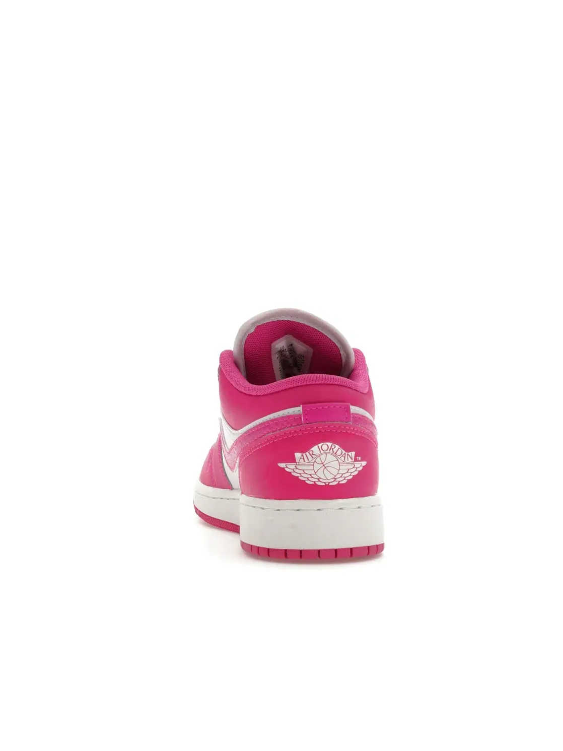 Детские кроссовки спортивные Jordan 1 Low Fire Pink (GS) Jordan — изображение 4 из 4, розовый/белый