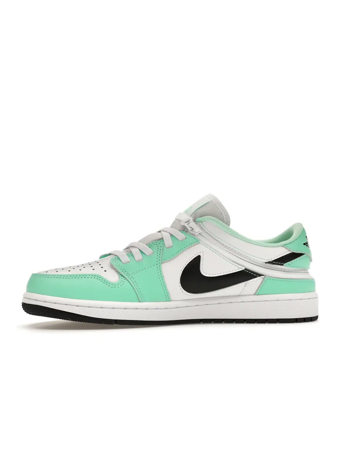 Мужские кроссовки повседневные Jordan 1 Low Flyease Jordan — изображение 3 из 4, белый/зеленый/черный