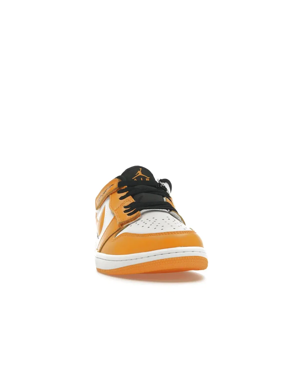 Мужские кроссовки с длинным шнурком Jordan 1 Low FlyEase Jordan — изображение 2 из 4, белый/черный-золотистый