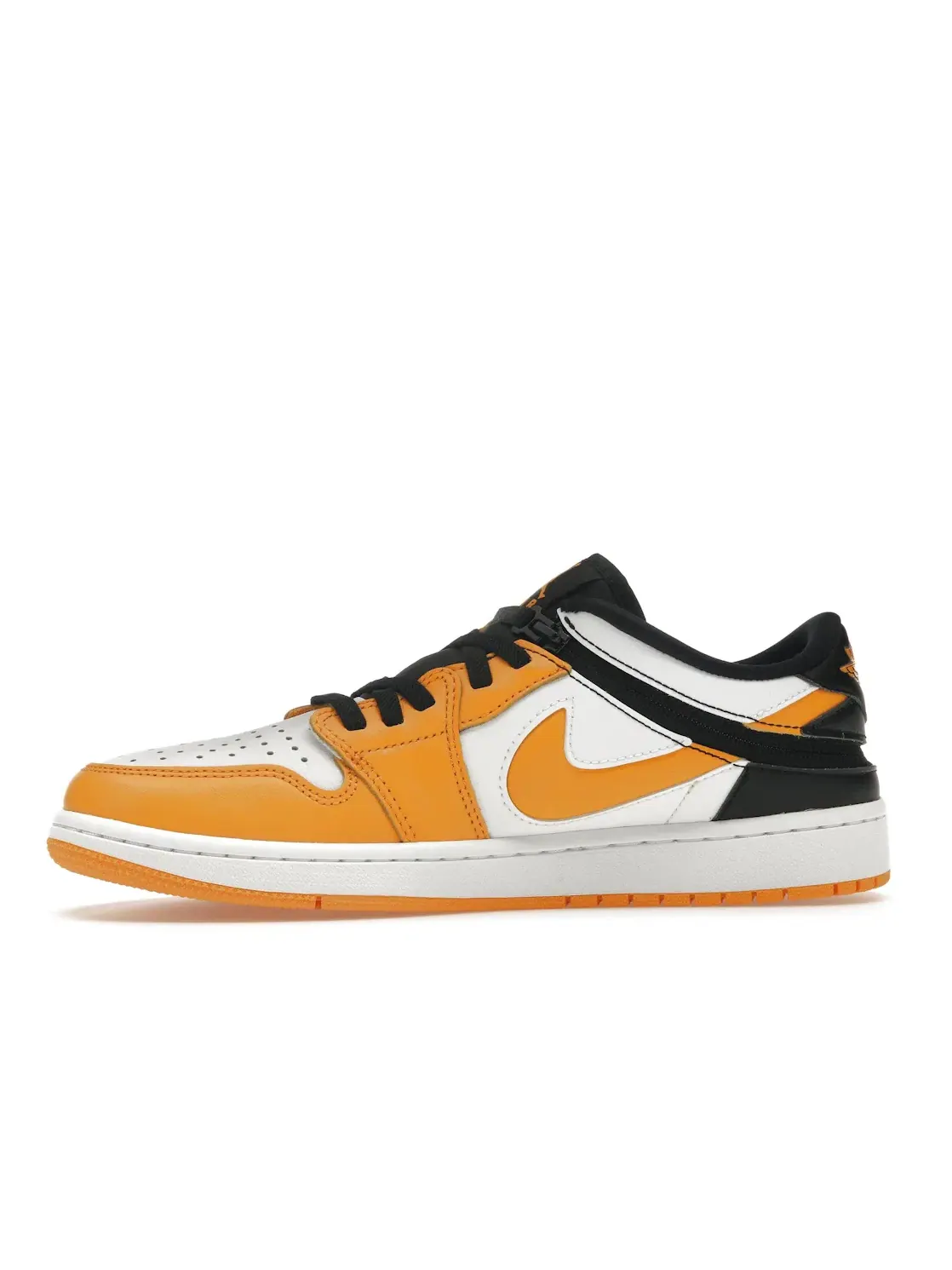 Мужские кроссовки с длинным шнурком Jordan 1 Low FlyEase Jordan — изображение 3 из 4, белый/черный-золотистый