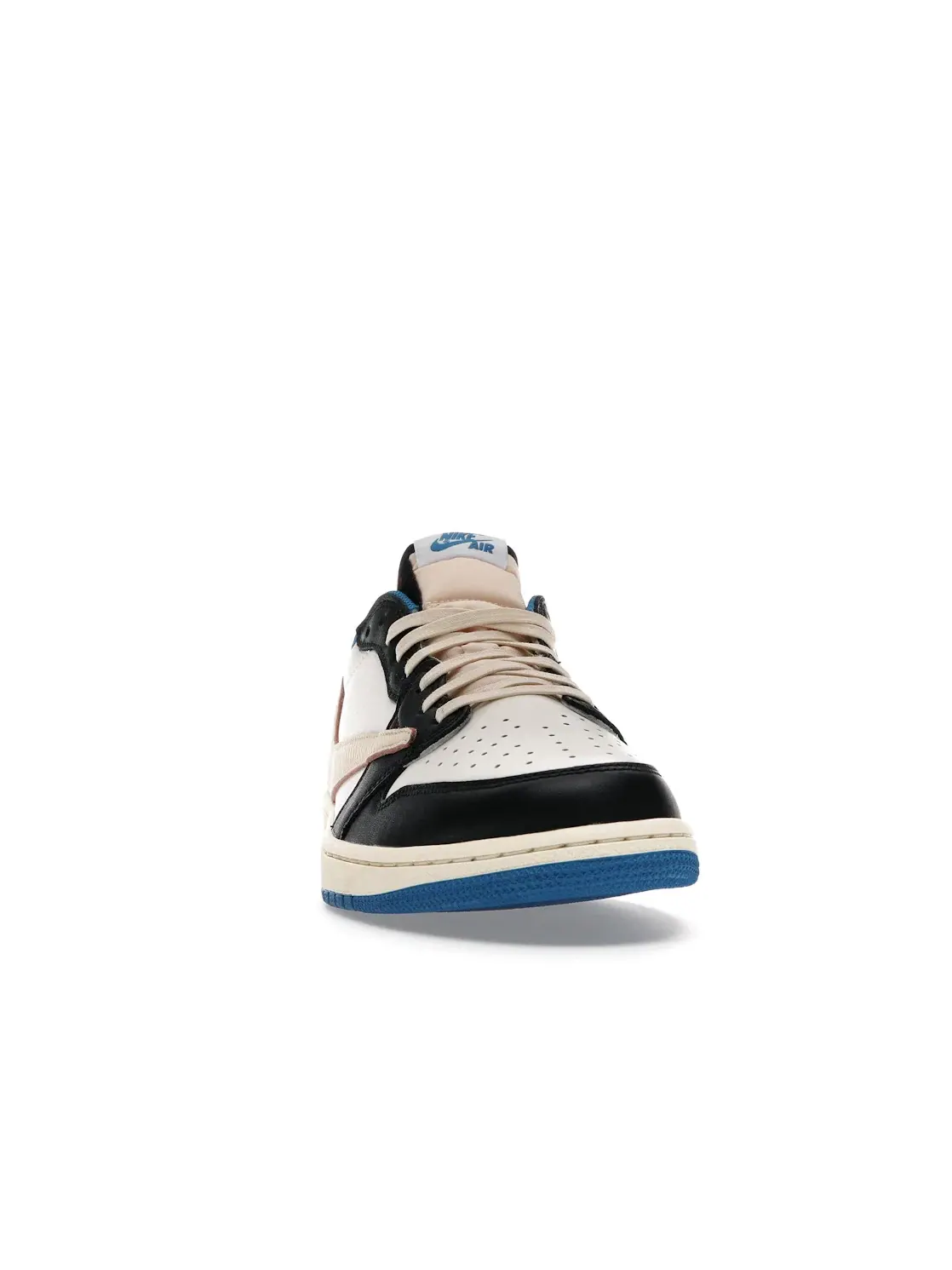 Мужские кроссовки с принтом Jordan 1 Retro Low OG SP Fragment x Travis Scott Jordan — изображение 2 из 4, белый/черный